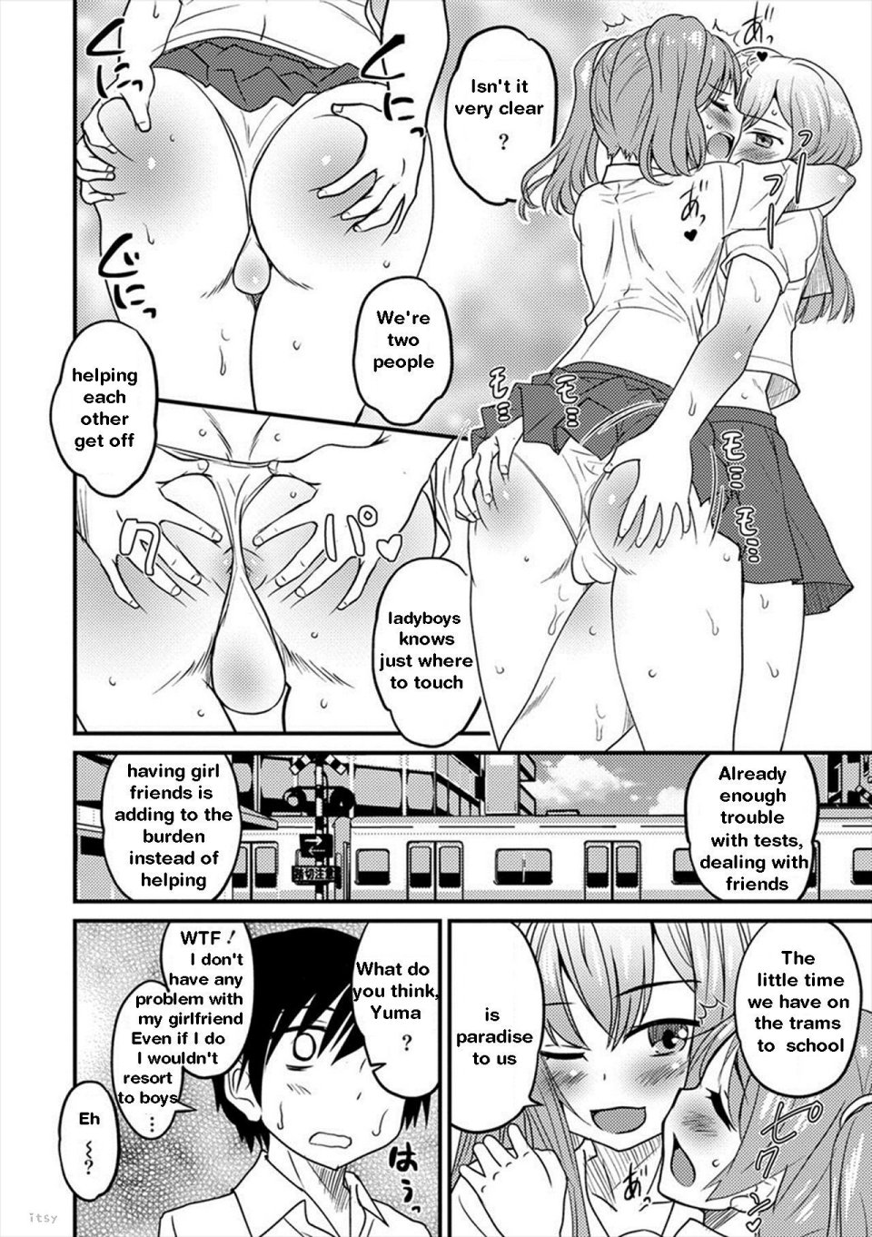 Otokonoko Senyou Sharyou Bromancecar 1&2 | The Carriage Designated for Ladyboys 1&2 page 6 full