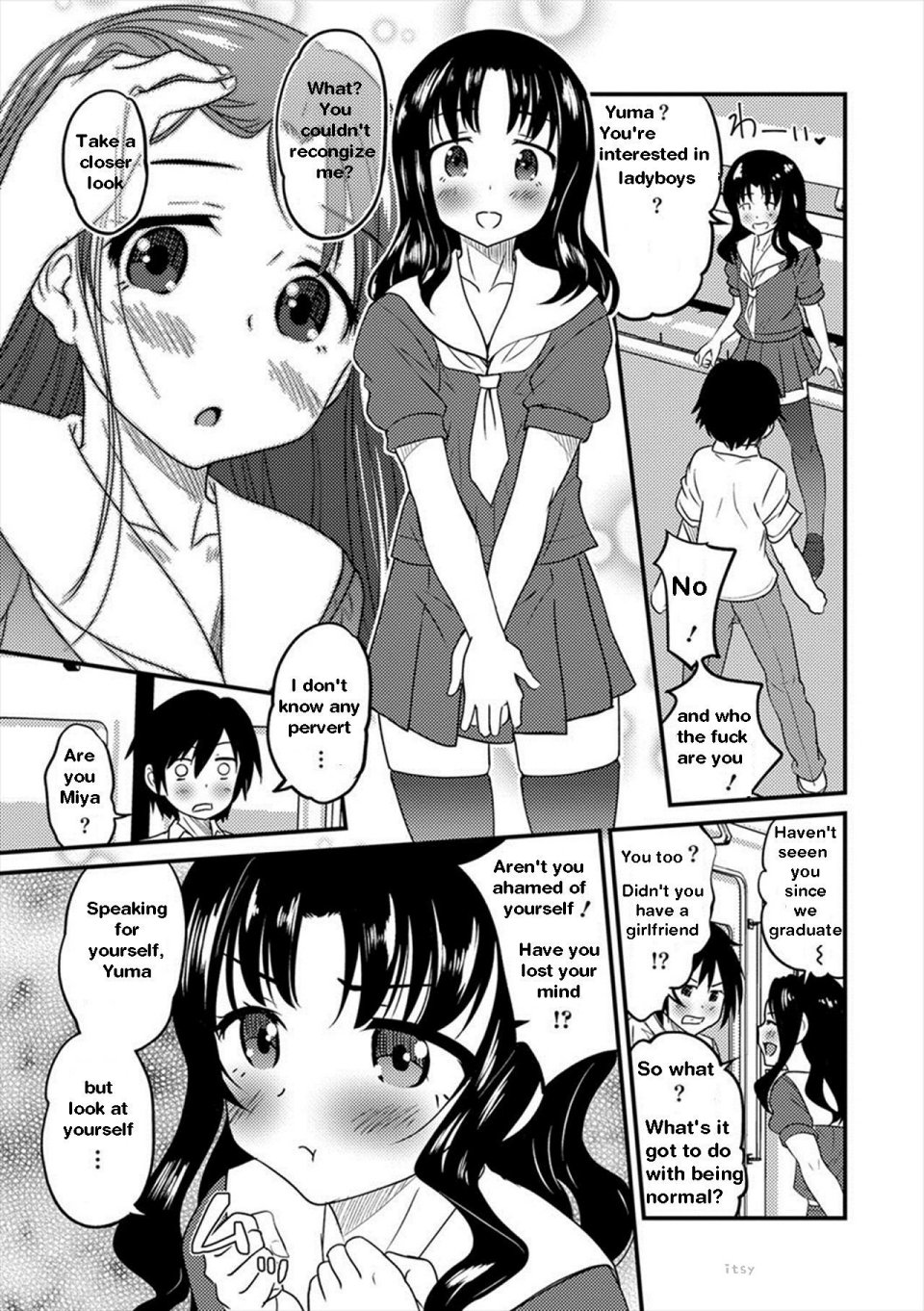 Otokonoko Senyou Sharyou Bromancecar 1&2 | The Carriage Designated for Ladyboys 1&2 page 7 full