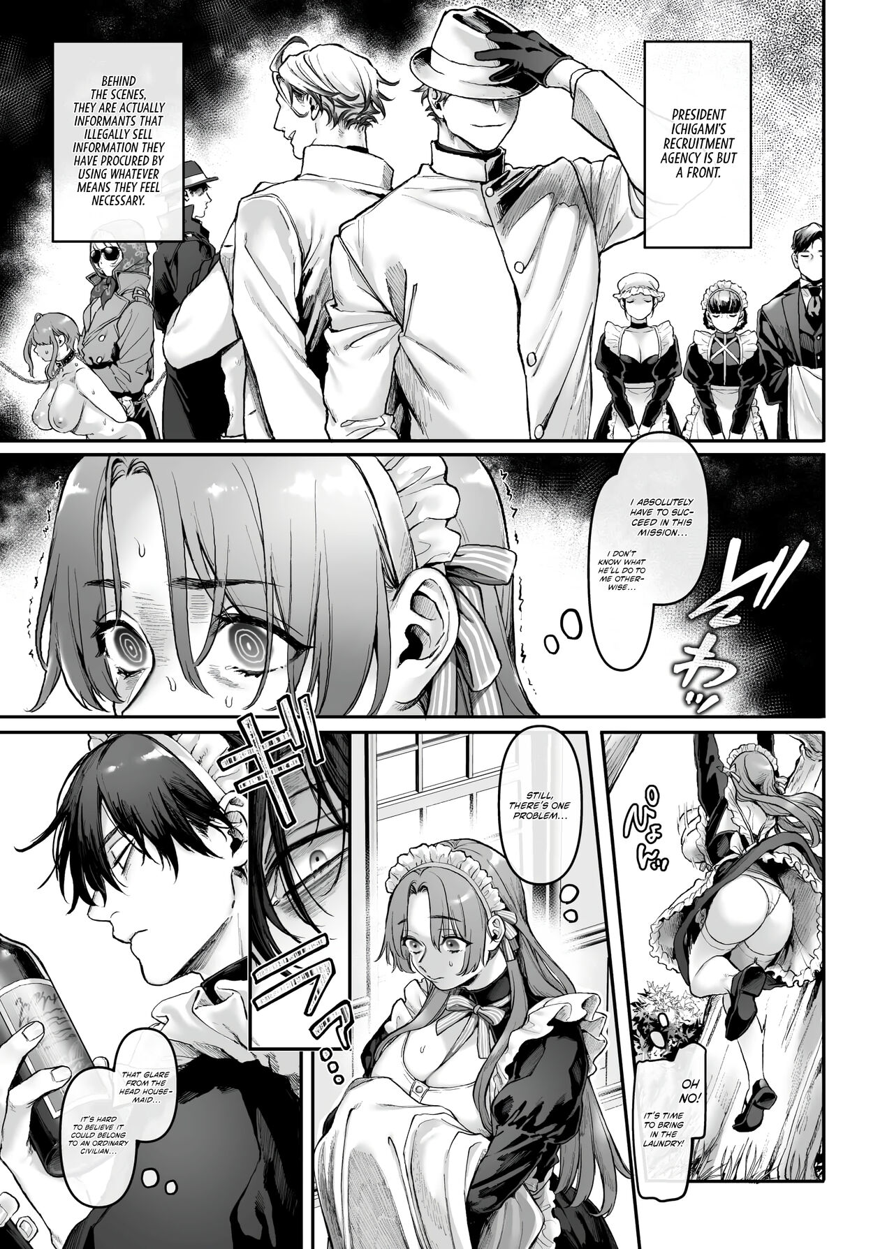 Sennyuu! Gakeppuchi Spy no Shakkinhensai RTA ~Josou Maid to Oni Joushi~ | Infiltrate! Debt Repayment RTA of a Spy on the Brink ~The Crossdressing Maid and the Oni Boss~ page 10 full