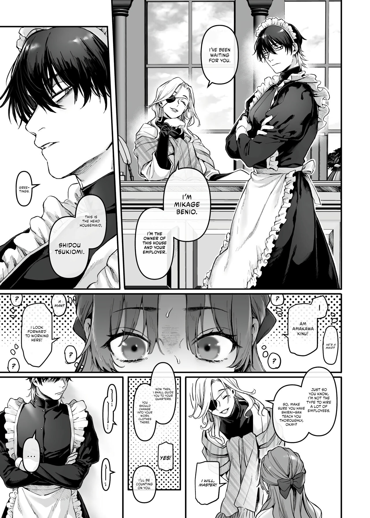 Sennyuu! Gakeppuchi Spy no Shakkinhensai RTA ~Josou Maid to Oni Joushi~ | Infiltrate! Debt Repayment RTA of a Spy on the Brink ~The Crossdressing Maid and the Oni Boss~ page 8 full