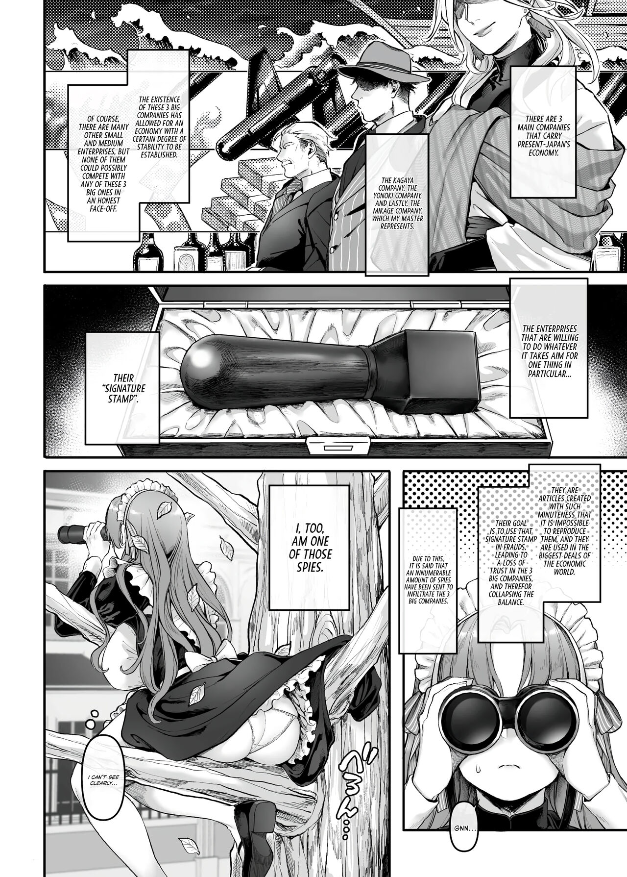 Sennyuu! Gakeppuchi Spy no Shakkinhensai RTA ~Josou Maid to Oni Joushi~ | Infiltrate! Debt Repayment RTA of a Spy on the Brink ~The Crossdressing Maid and the Oni Boss~ page 9 full