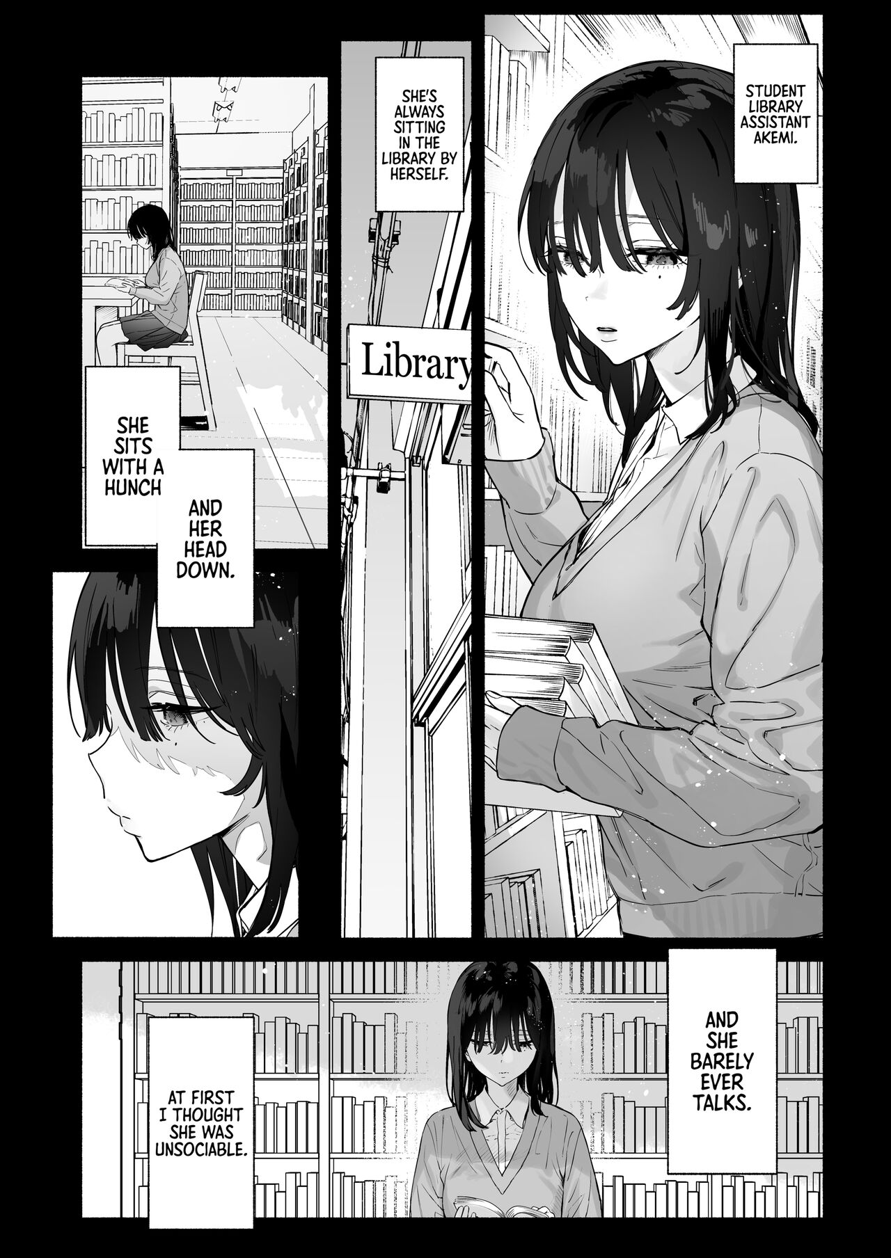 Mukuchi na Tosho Iin to Sex Zuke. Natsuyasumi Hen ~Sex zuke no Futsukakan...~ | Addicted to Sex With a Taciturn Library Committee Member: Summer Vacation page 4 full