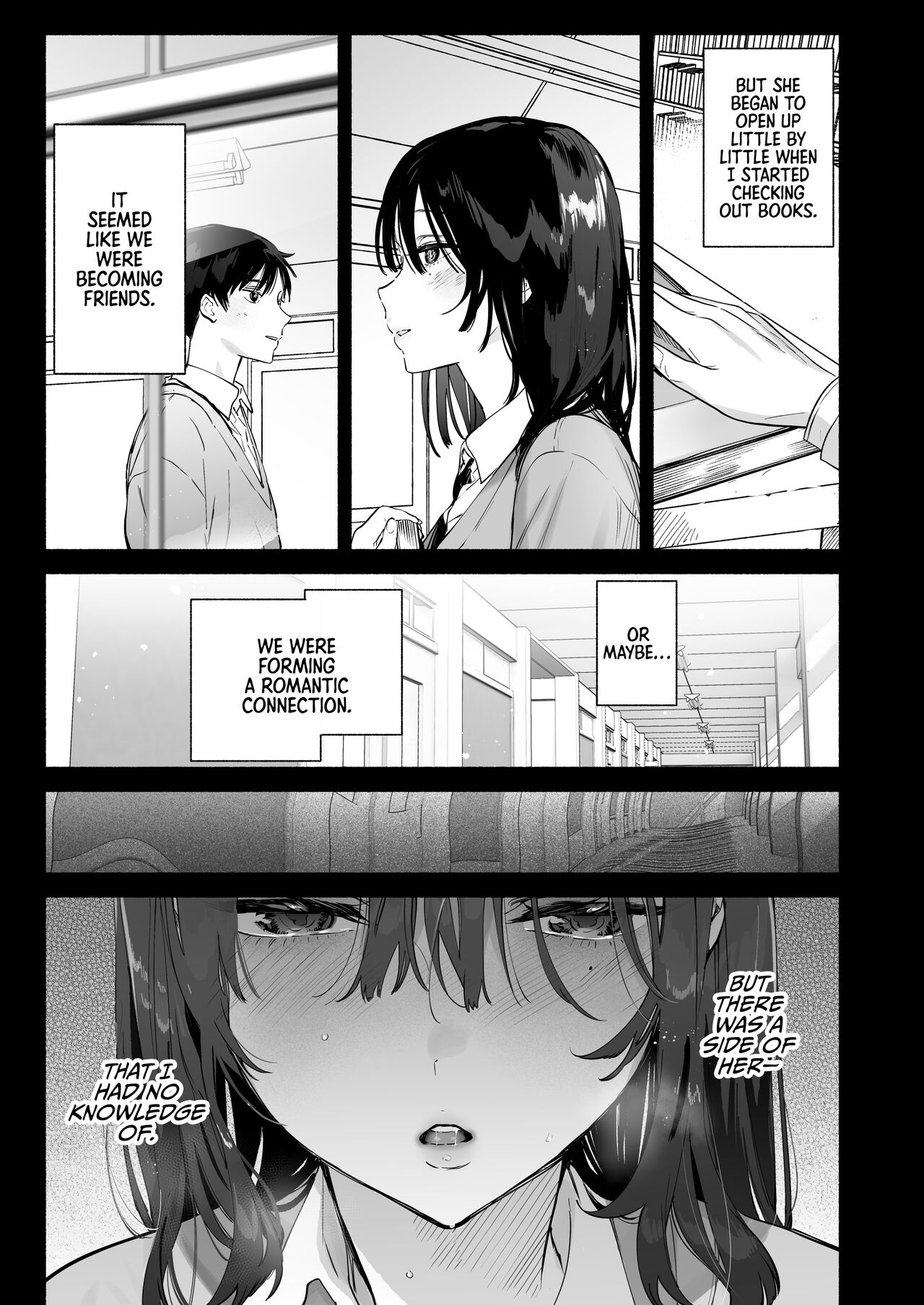 Mukuchi na Tosho Iin to Sex Zuke. Natsuyasumi Hen ~Sex zuke no Futsukakan...~ | Addicted to Sex With a Taciturn Library Committee Member: Summer Vacation page 5 full