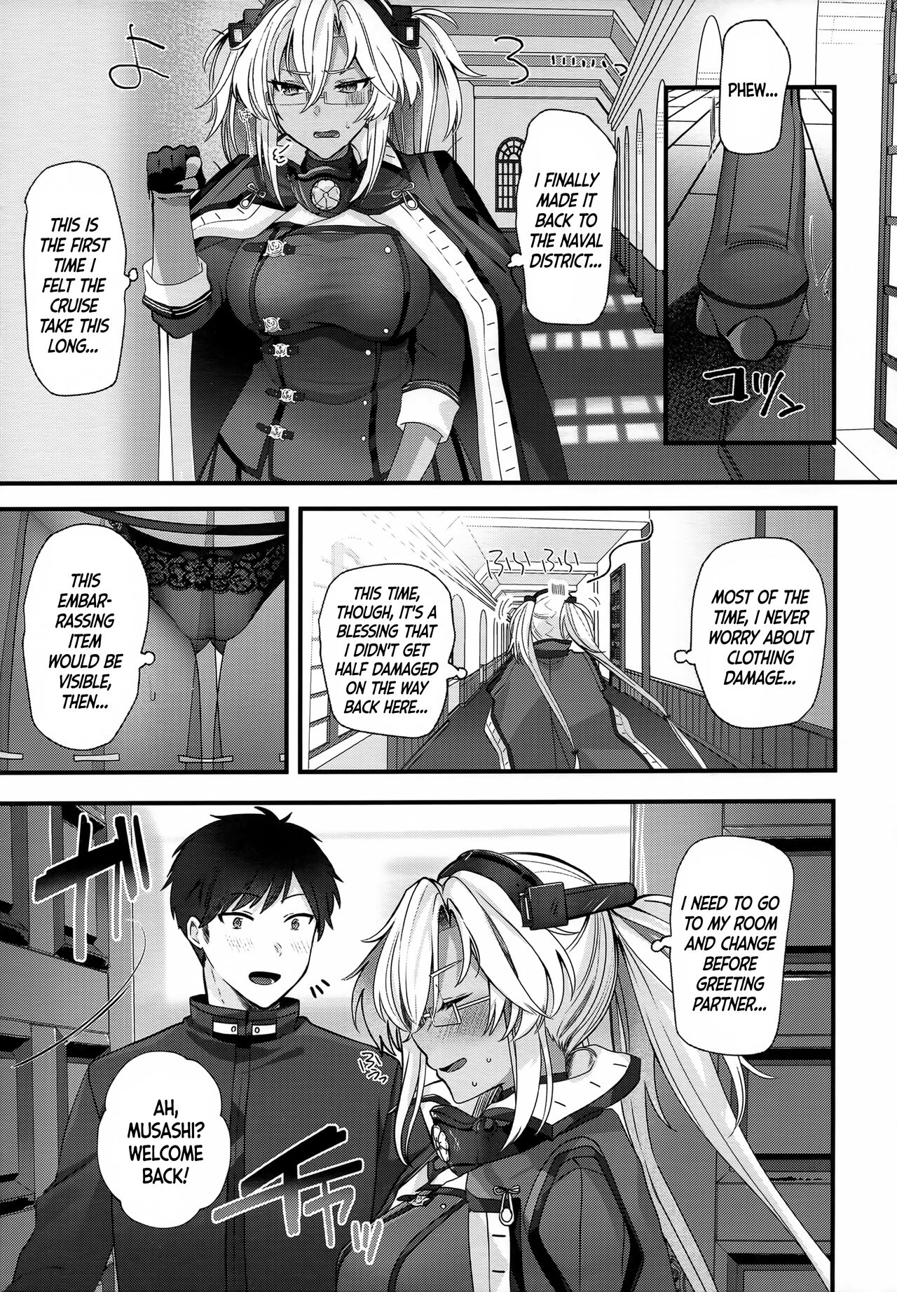 Musashi-san no Yoru Jijou Shoubu Shitagi Daisakusen Hen | Musashi-san's Nightly Affair - Lucky Underwear Operation Chapter page 8 full