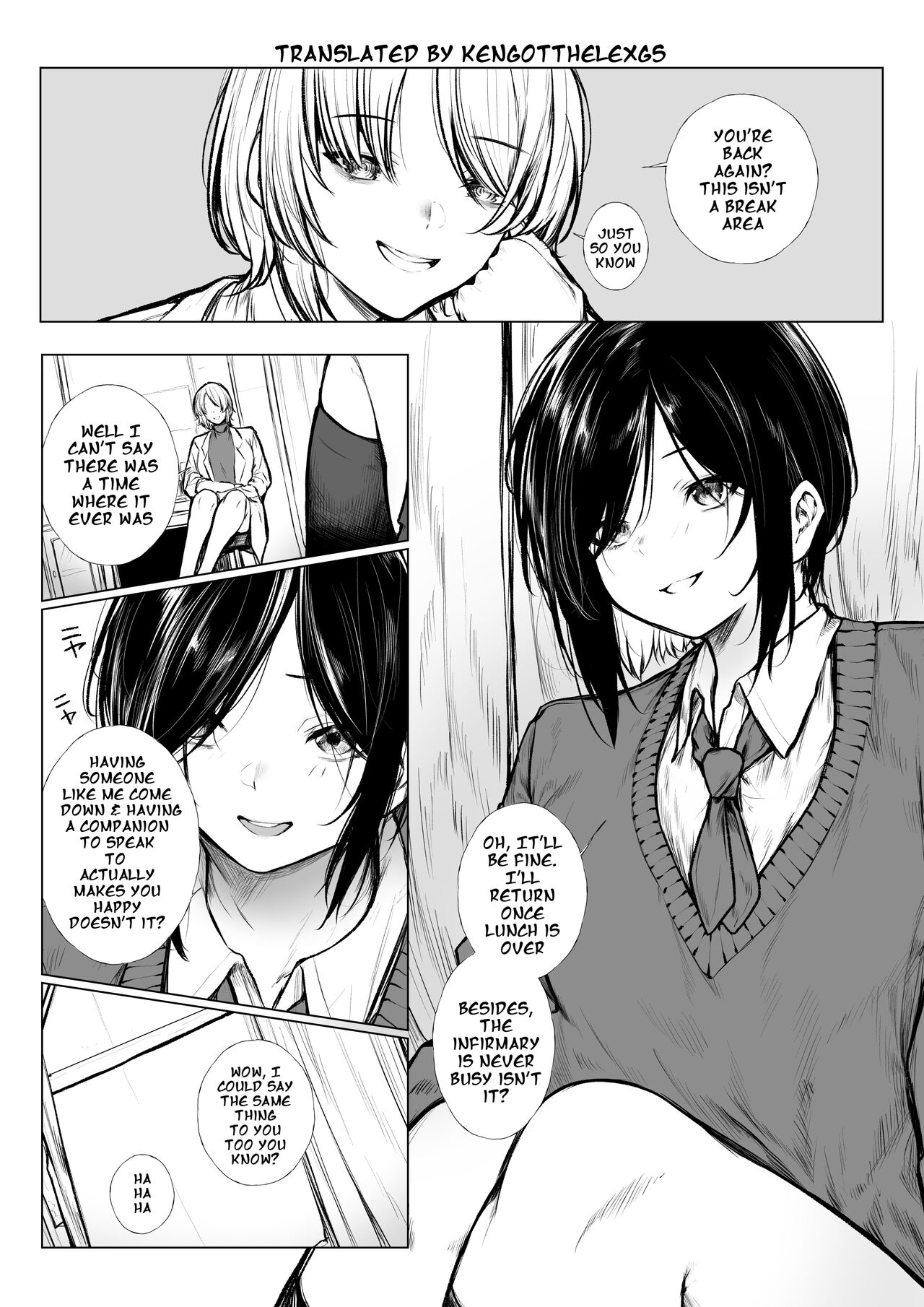 Bokukko wa Hokenshitsu no Sensei o Suki ni Nanka Naranai | No Way She'd Fall in Love with the Nurse page 1 full