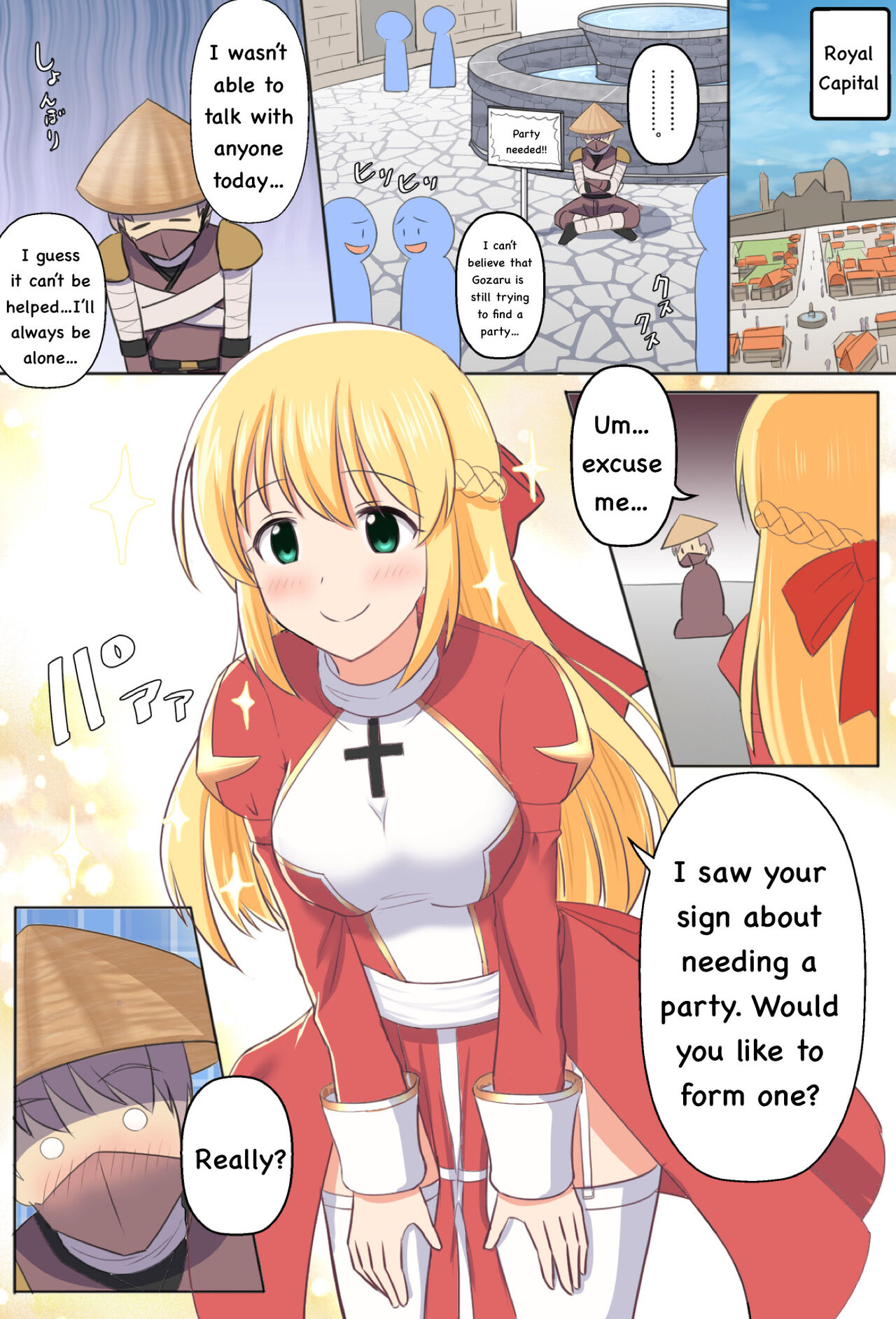 Gozaru to Priest-san page 1 full