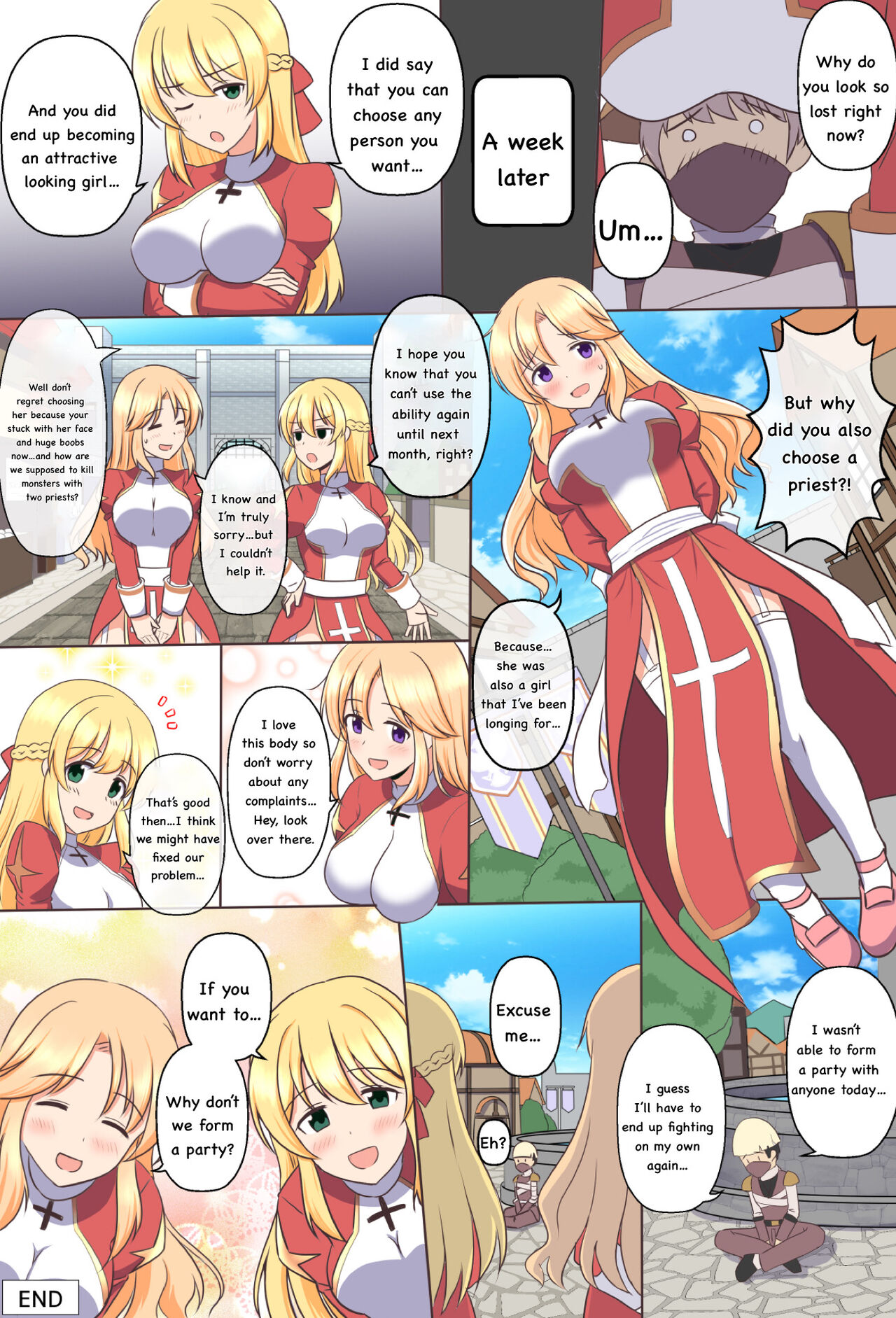 Gozaru to Priest-san page 6 full