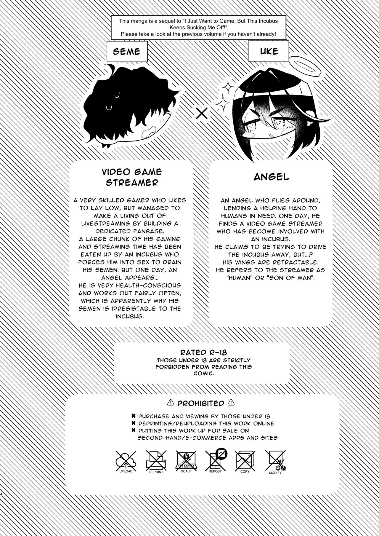 Game Shitai no ni Arawareta Tenshi mo Inran de Komaru! | I Just Want to Game, But This Angel is TOO Slutty! page 4 full