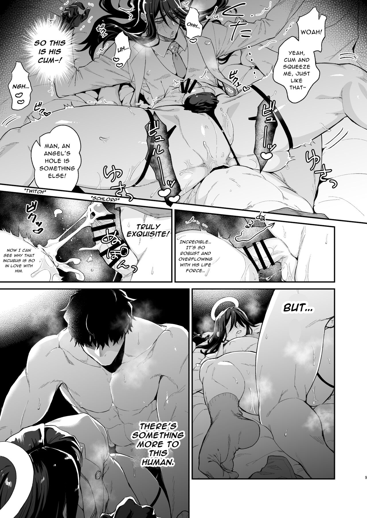 Game Shitai no ni Arawareta Tenshi mo Inran de Komaru! | I Just Want to Game, But This Angel is TOO Slutty! page 9 full
