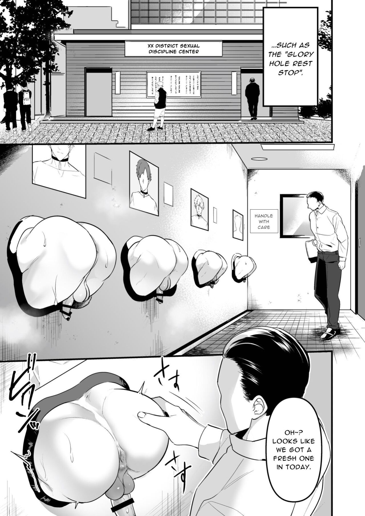 Seiteki Choubatsu Kabeshiri Seisouin Hen | Sexual Punishment ~Ass in the Wall Janitor~ page 7 full