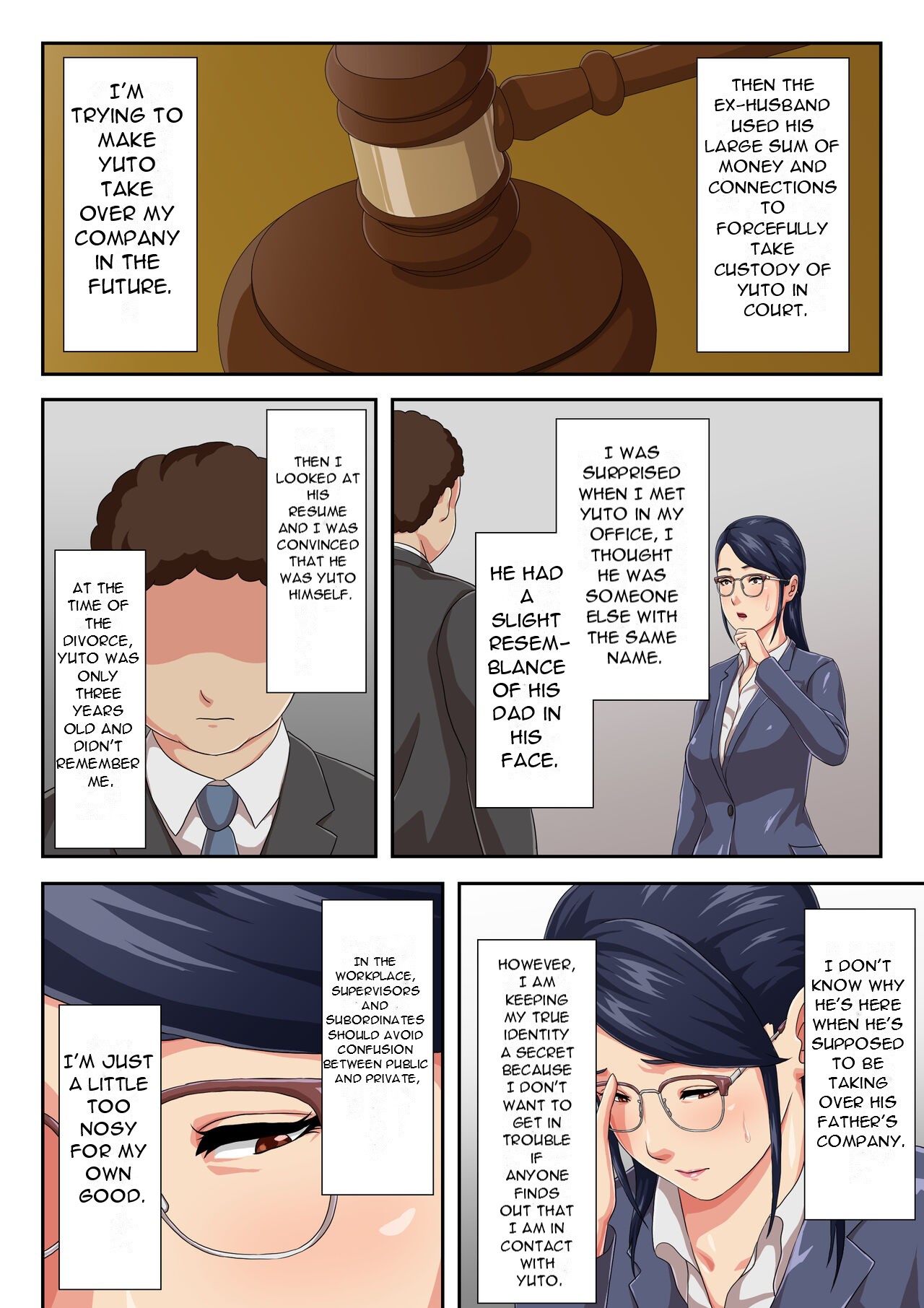 Onnajoushi wa Ikiwakareta Haha | My Female Boss is My Estranged Mother page 5 full