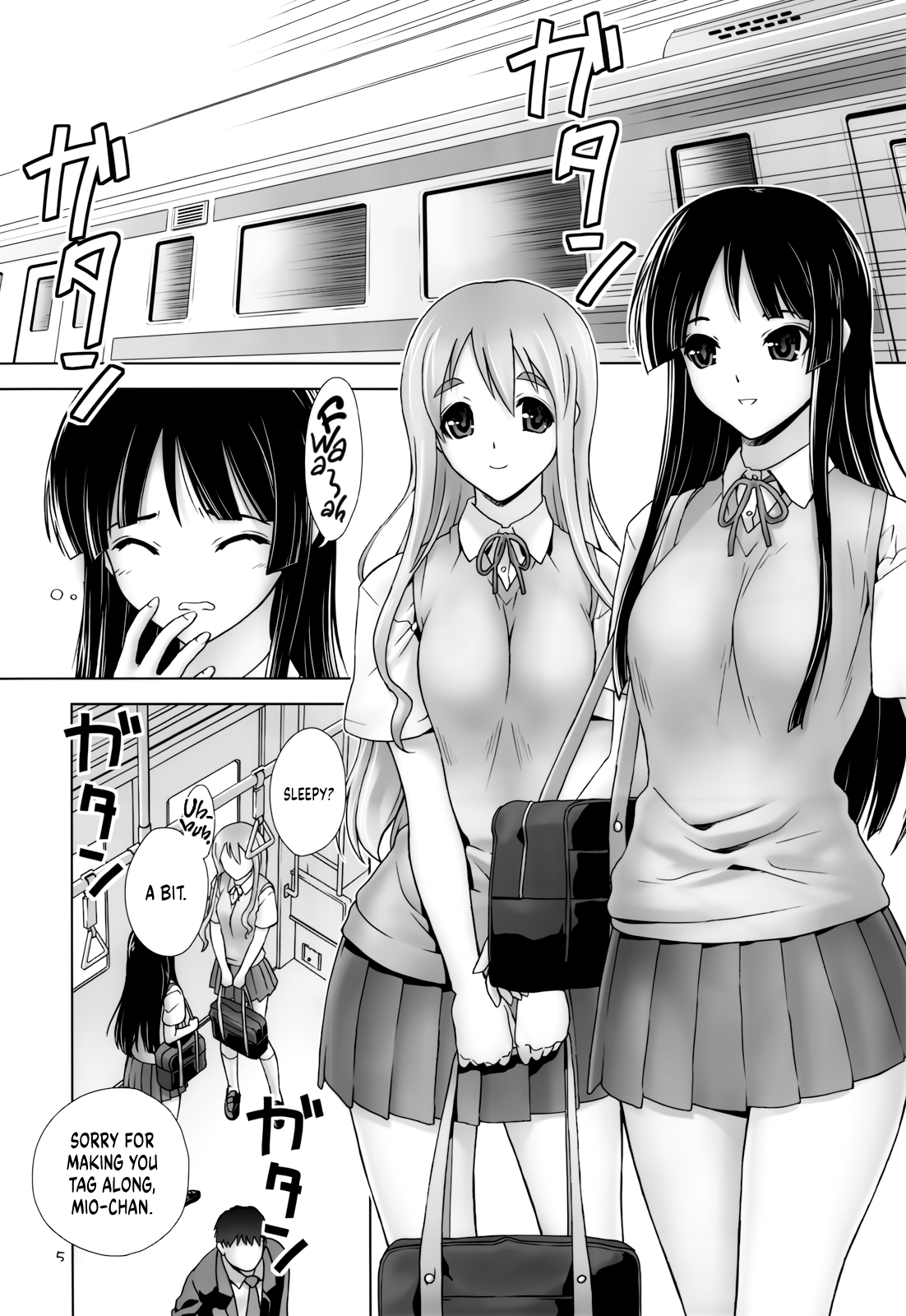 Mio-Mugi Train Molestation | MIO-MUGi Densya Chikan page 5 full