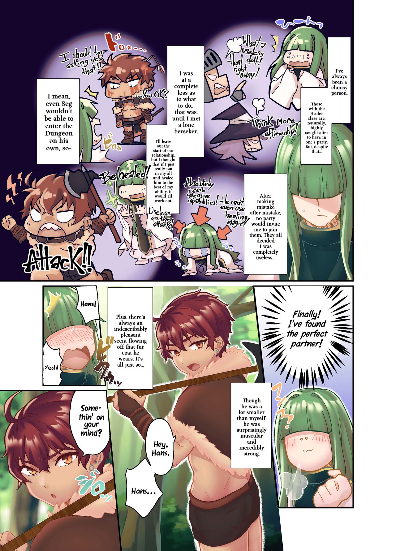 Healer-san to Berserker-kun | The Healer and the Berserker page 4 full