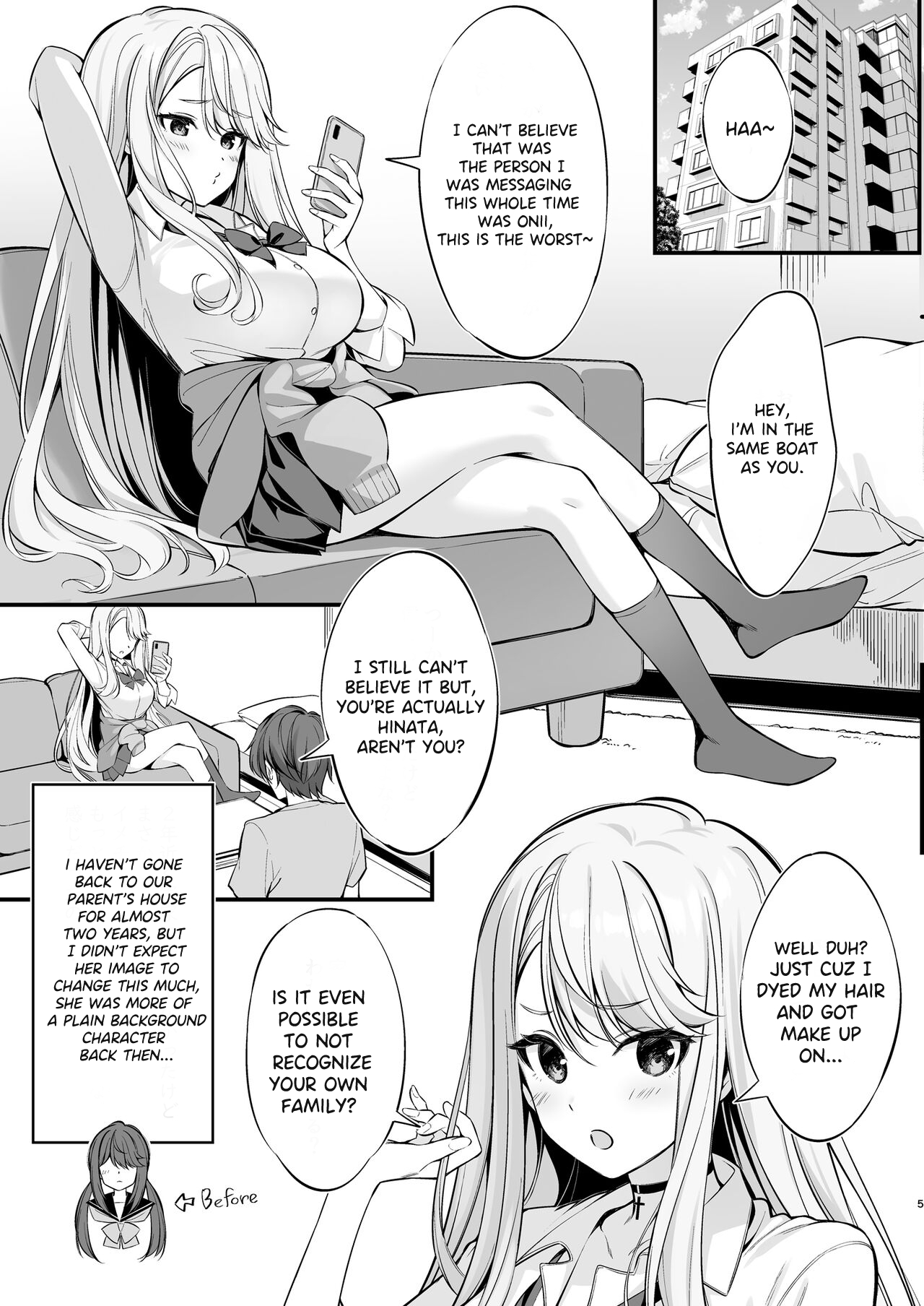 SNS de Deatta no wa Gyaru-ka shita Imouto Deshita page 4 full
