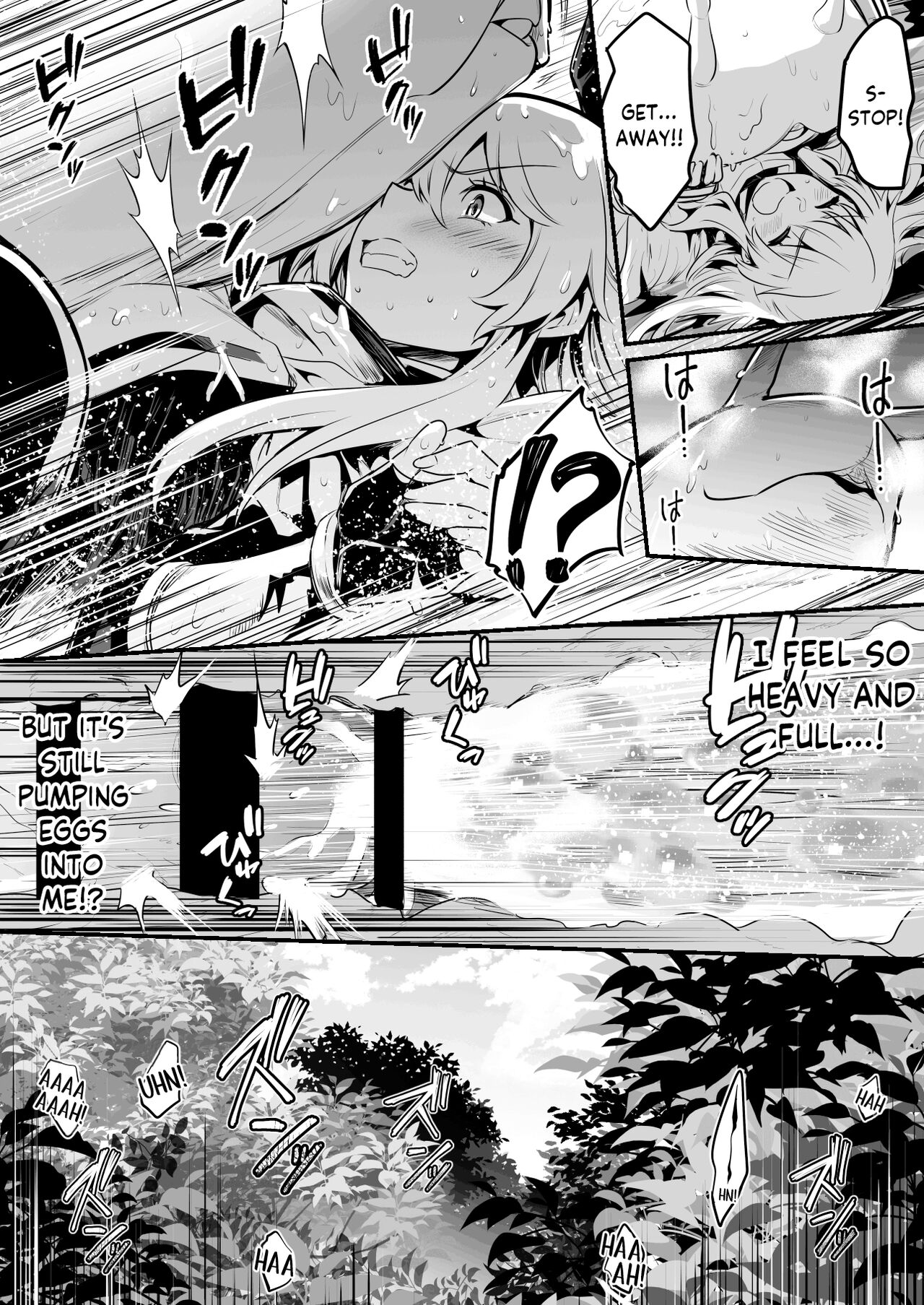 Kyodai Namekuji ni Sentouchuu Suki o Tsukarete Oshitaosarete Shimai, Koubi o Sarete Tamago to Seieki ga Majitta Mono o Chitsunai Ippai ni Sanran Sarete Shimau Boukensha-chan page 5 full