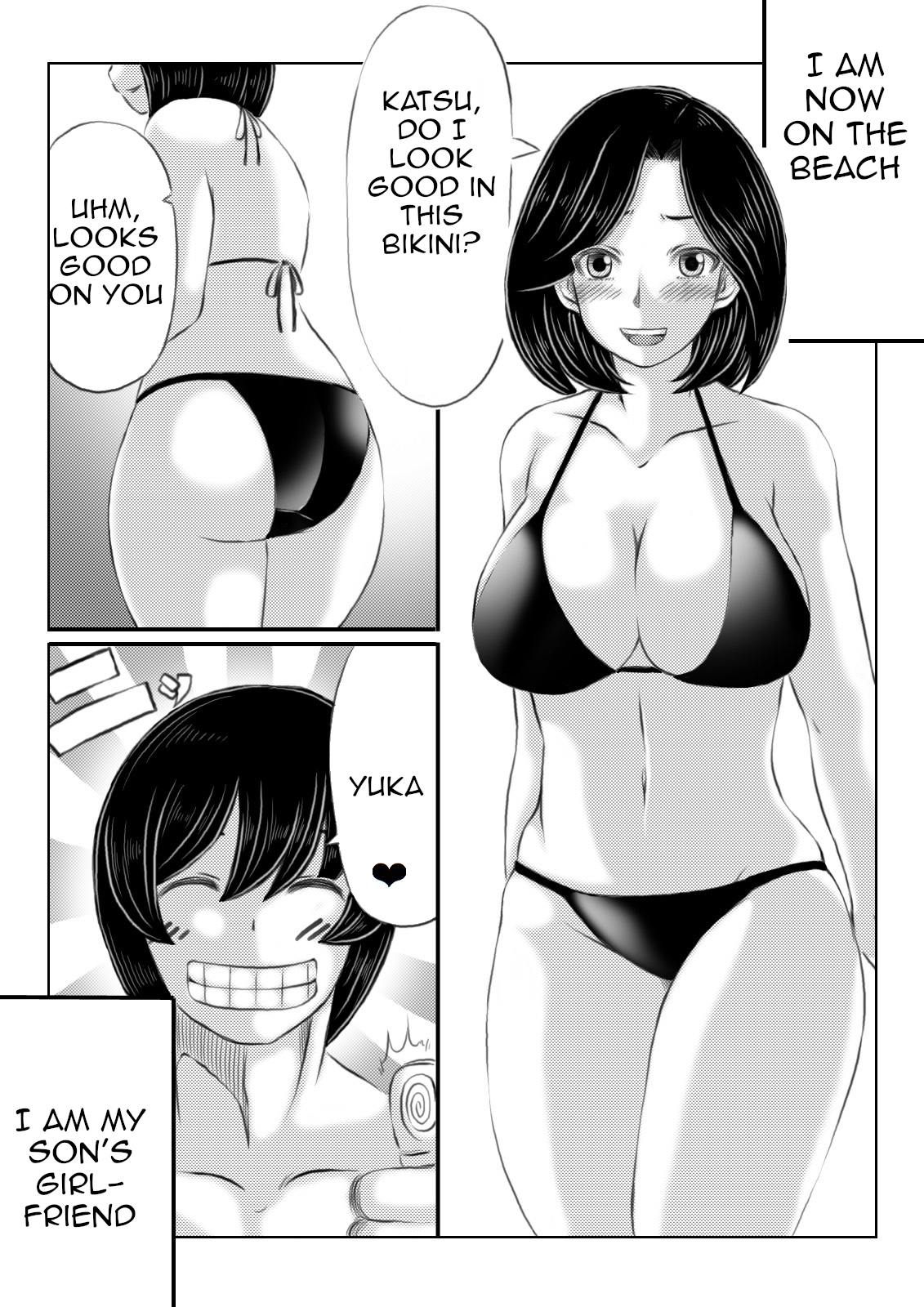 Haha to Moto Futoukou Musuko no Natsuyasumi | Mother and Her Truant Son on Summer Holidays page 2 full