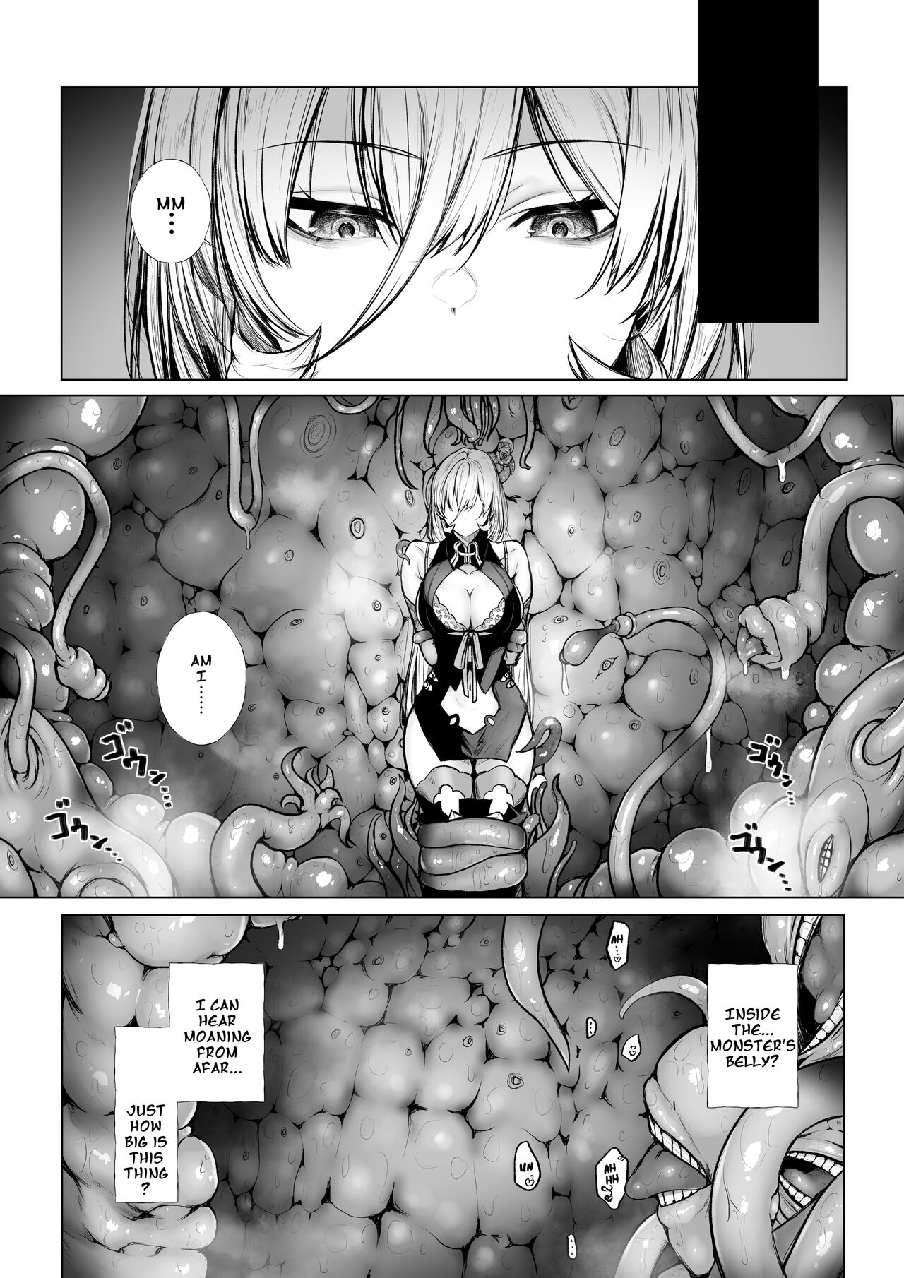 Shokushu ni Tsukamatchatta | Captured by Tentacles  English page 2 full