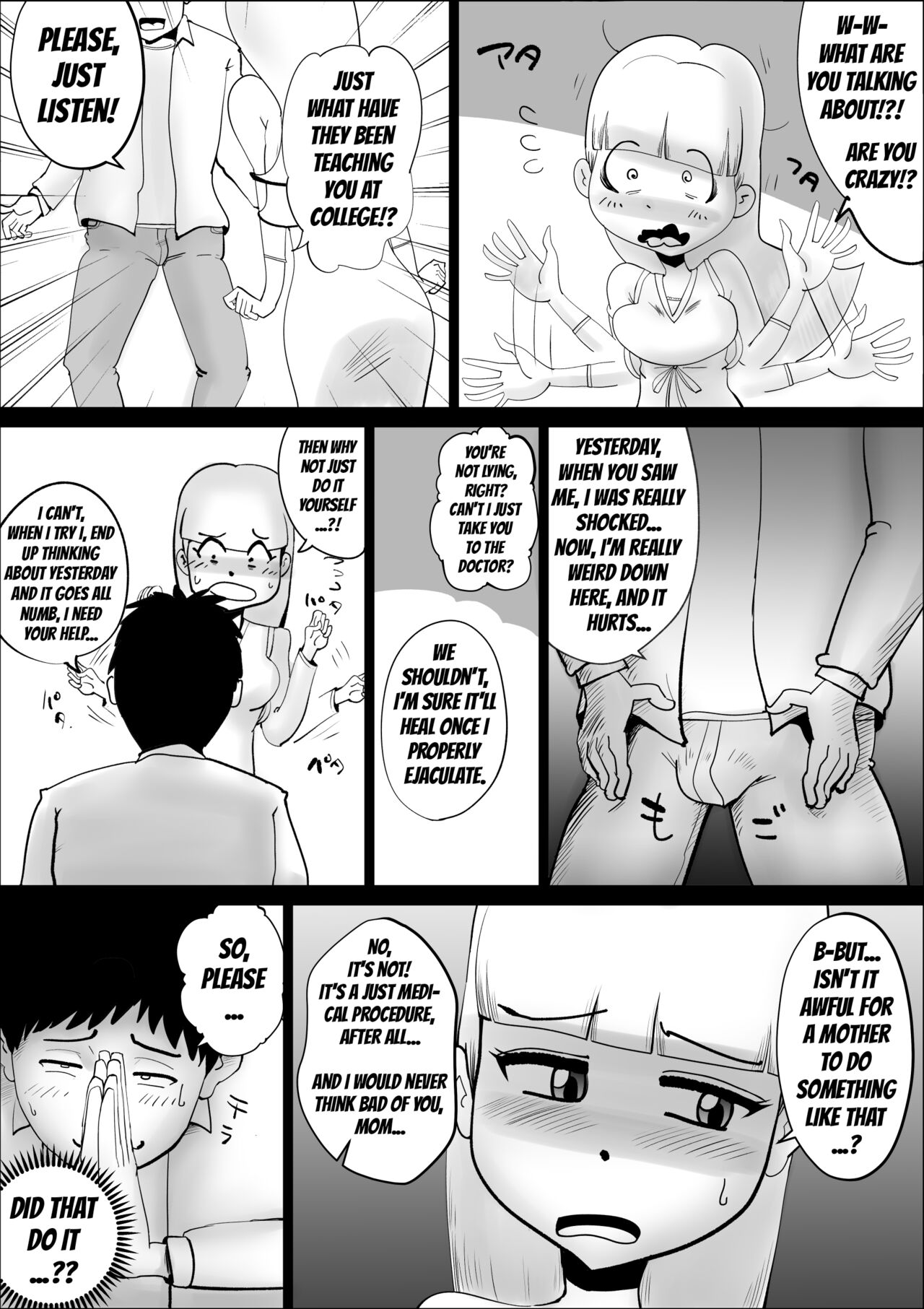 Kaa-san ga Nandakanda Itte Musuko no Seishori ni Tsukiatte kureta Hanashi | The Story of How a Mother Somehow Went Along With Her Son's Perverse Requests page 8 full