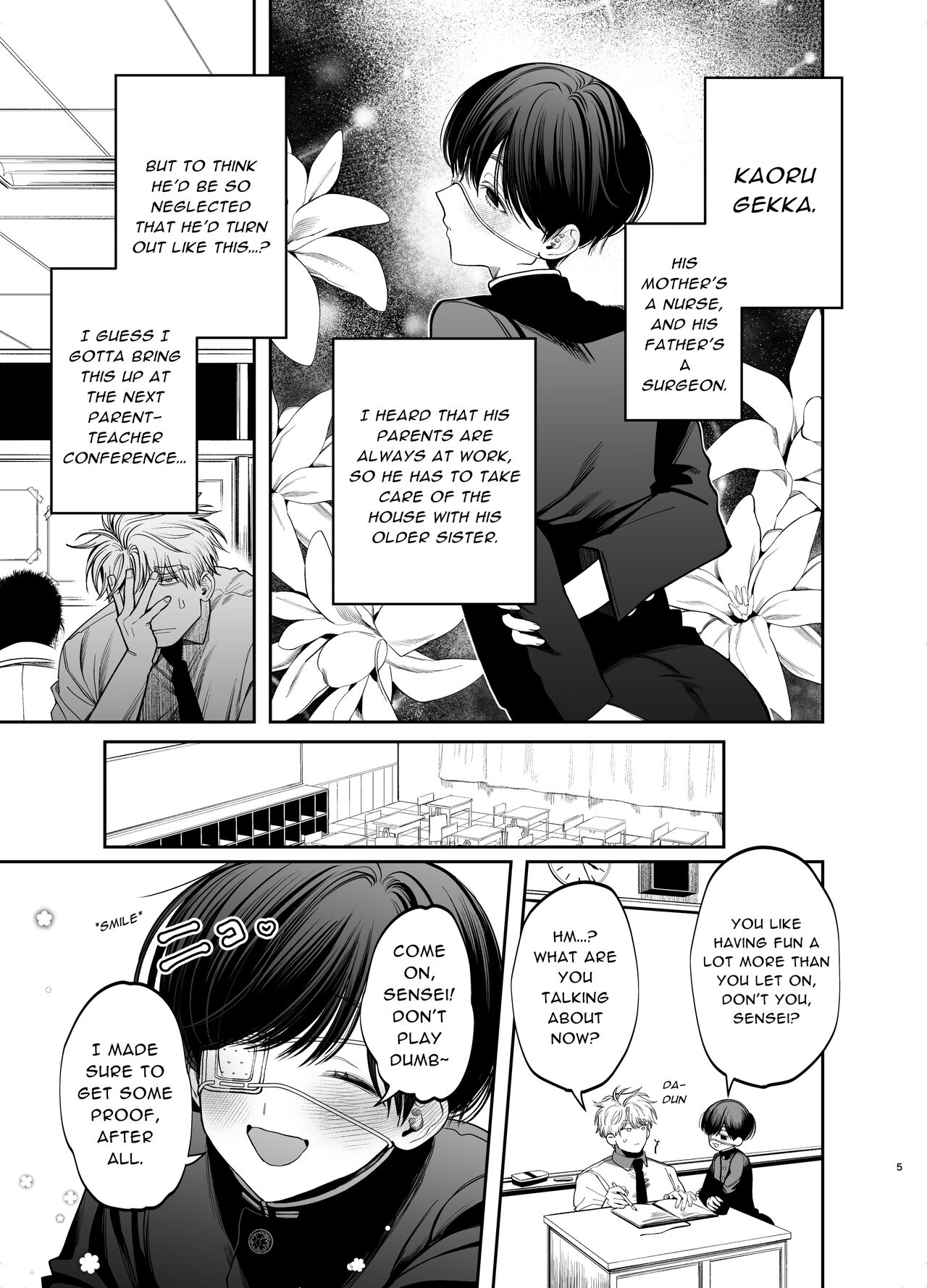 Kyokon Sugiru Oshiego ni Choukyou Sarete Ketsuman Dorei ni Narimashita | Sexually Trained By My Excessively Big Dicked Student, I Became an Anal Fuck Slave page 5 full