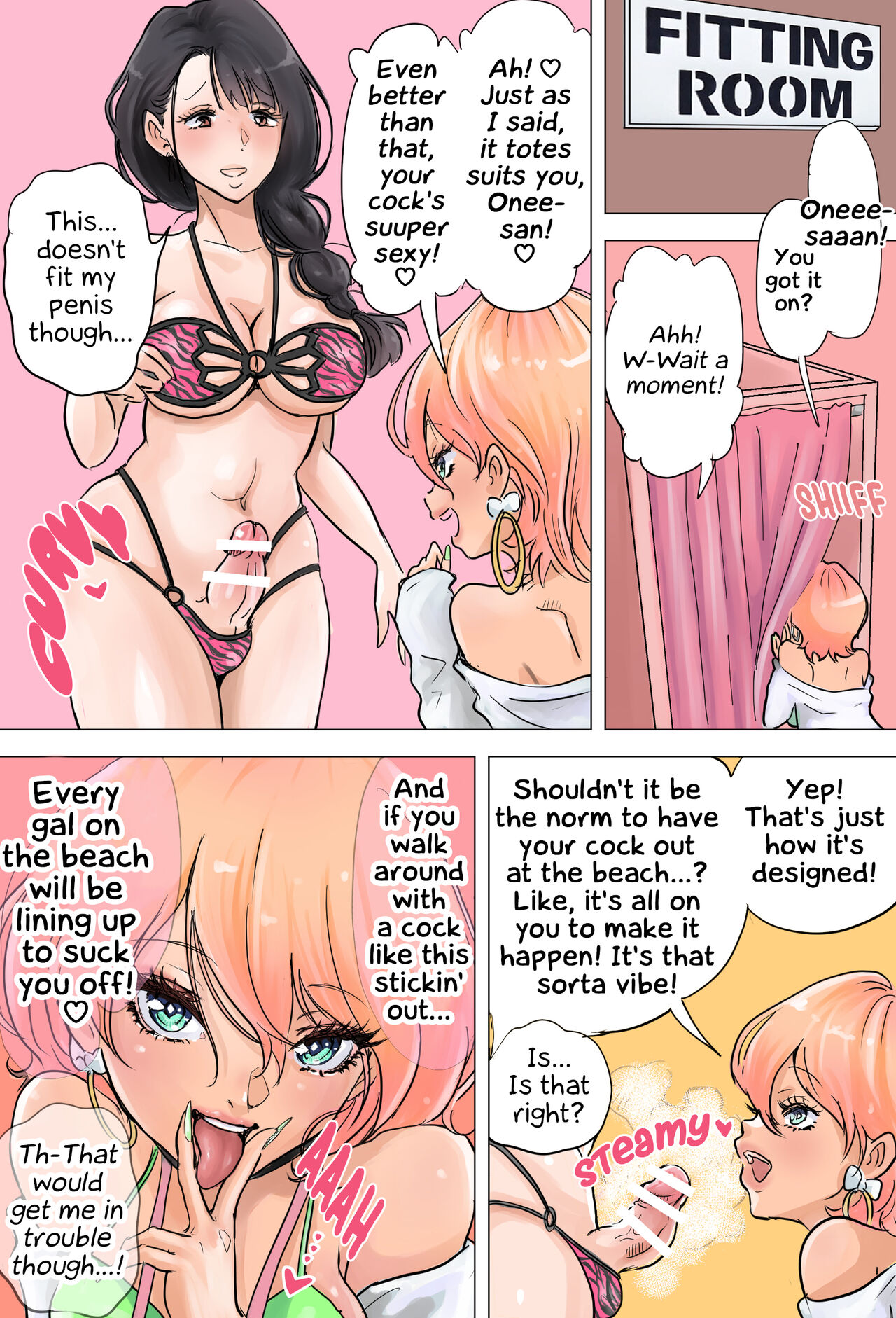 Shop Tenin Gyaru to Futanari Onee-san | Shop Clerk Gal and Futanari Onee-san page 4 full