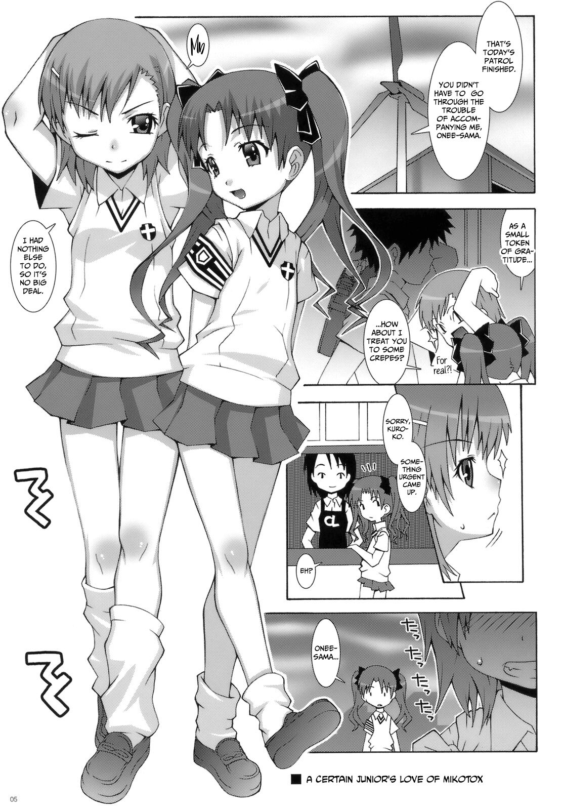 Toaru Kouhai no Mikotox | A Certain Junior's Love of Mokotox page 4 full