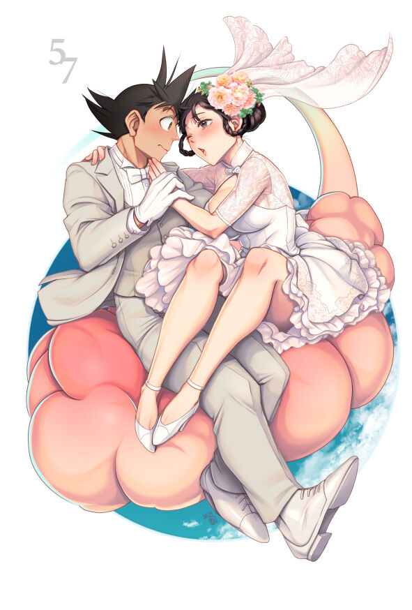 Goku x Chichi story throughout time page 1 full