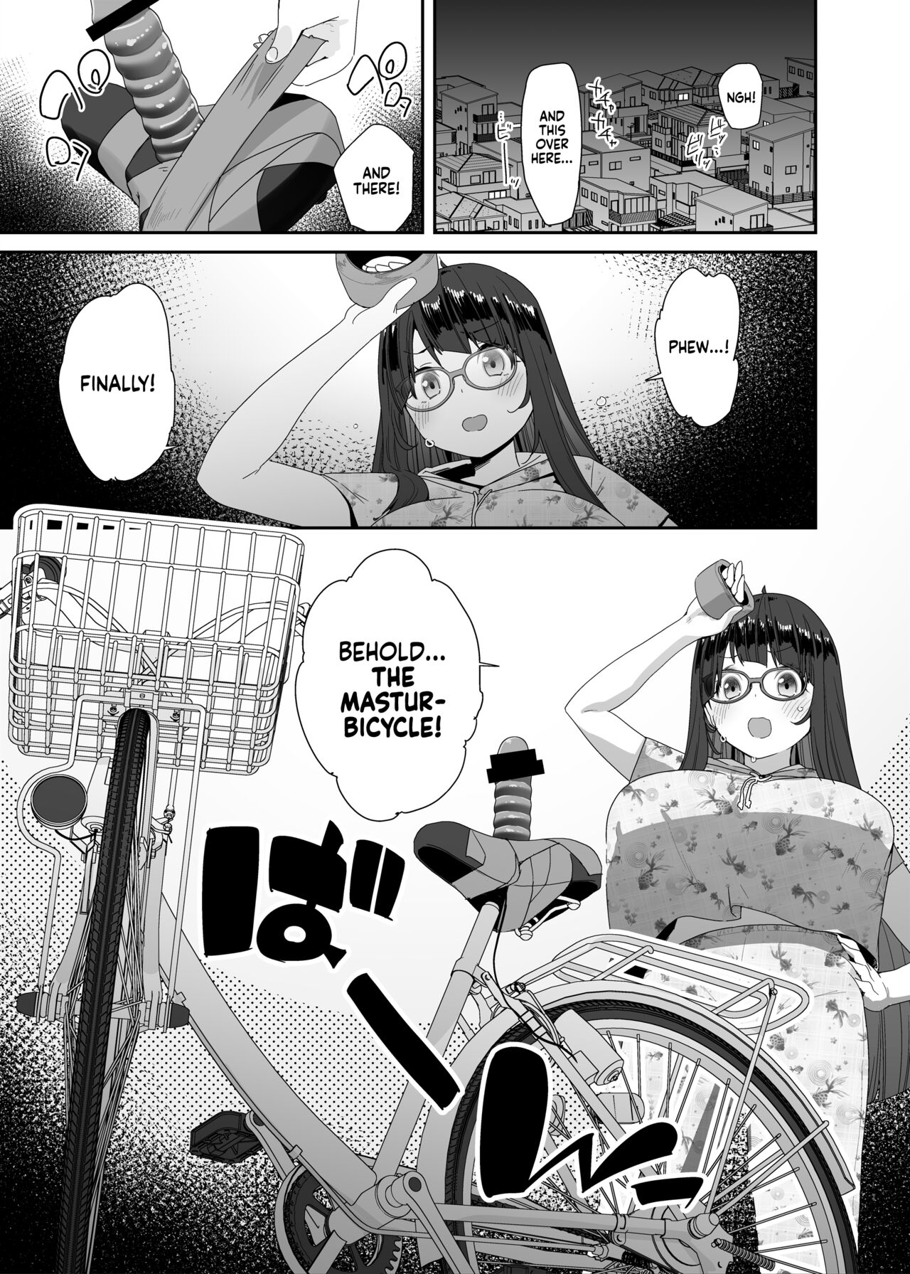 Dosukebe Kyonyuu Joshi ga Acme Jitensha de Osanpo Onanie suru Hanashi | The Slutty, Stacked Middle Schooler Who Gets Off on her Bike page 4 full