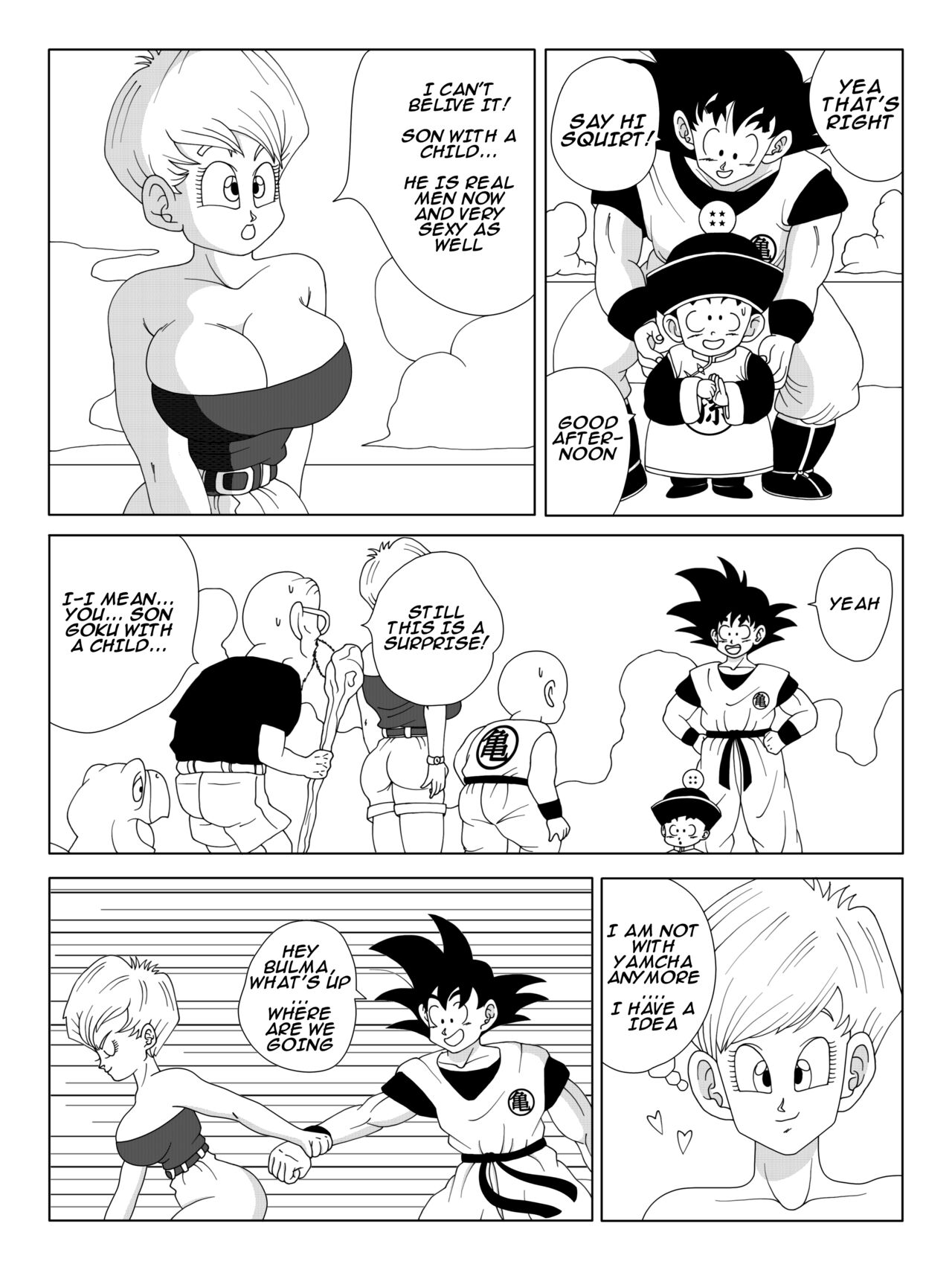 Reunion - Goku and Bulma - Story and Art by BetterZ page 2 full