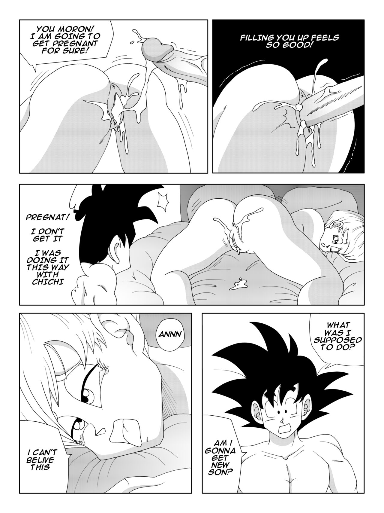 Reunion - Goku and Bulma - Story and Art by BetterZ page 9 full
