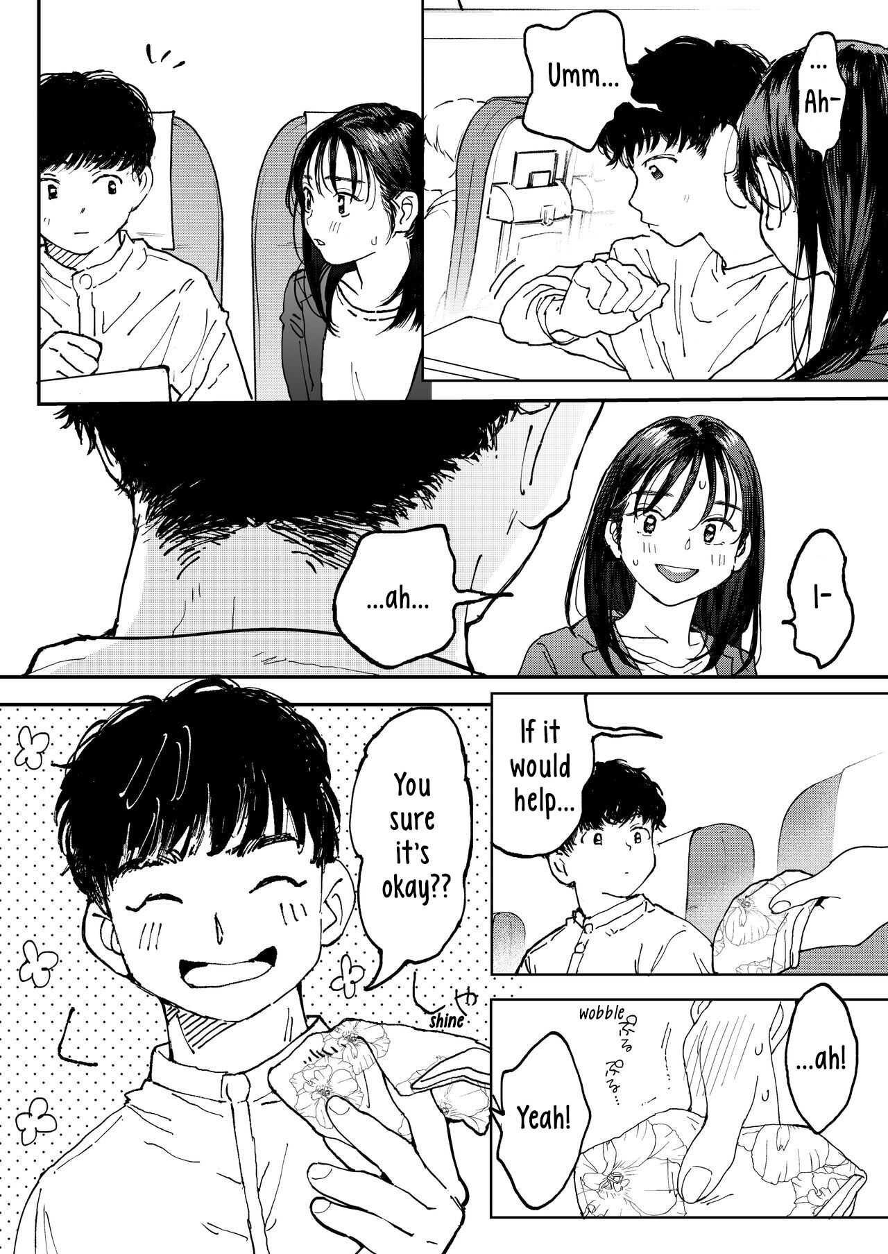 Muramura OL-san wa Hikouki no Naka demo Seiyoku o Mitashitai | Horny OL-san, even on an Airplane, Wants To Satisfy Her Sexual Desires page 5 full