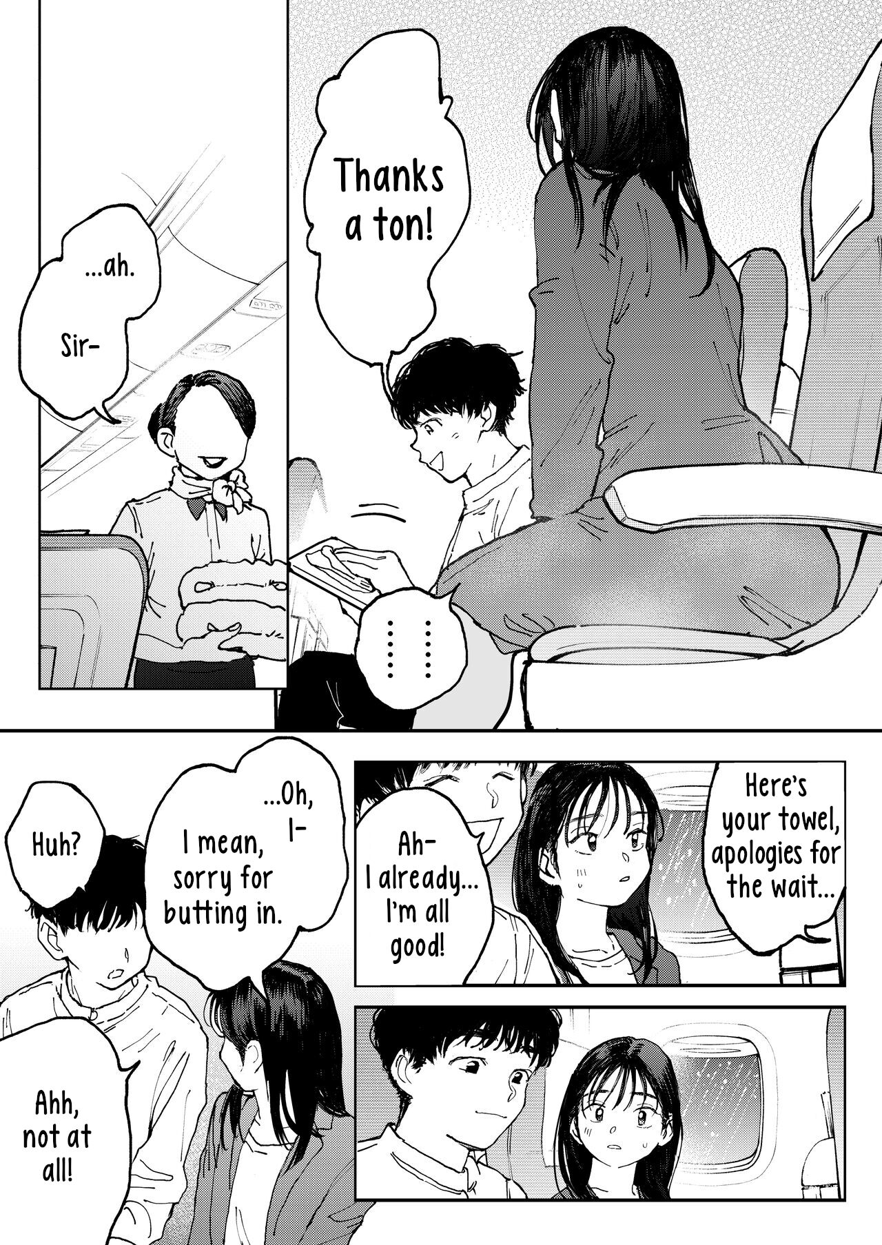 Muramura OL-san wa Hikouki no Naka demo Seiyoku o Mitashitai | Horny OL-san, even on an Airplane, Wants To Satisfy Her Sexual Desires page 6 full