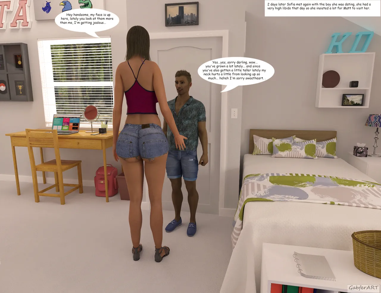 Sofia's story-"Crazy lucky scientist." Previews page 1 full