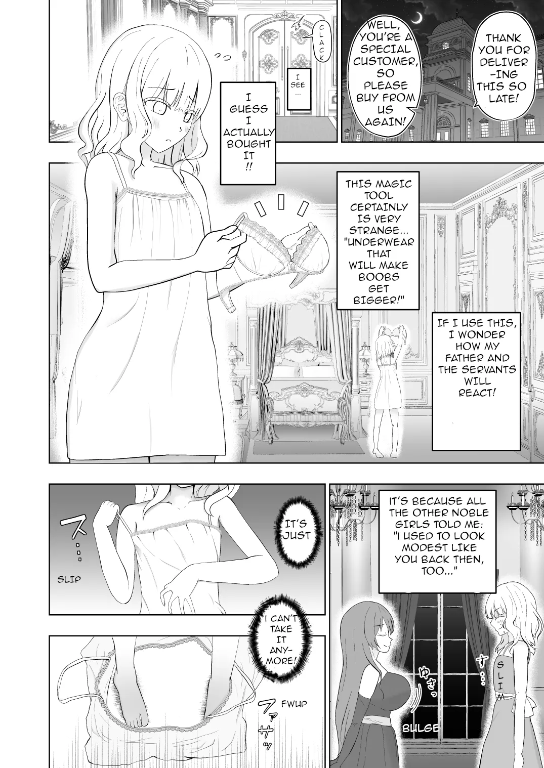 The Fate of a Noble Girl that Buys a "Bust-Up" Bra. page 3 full