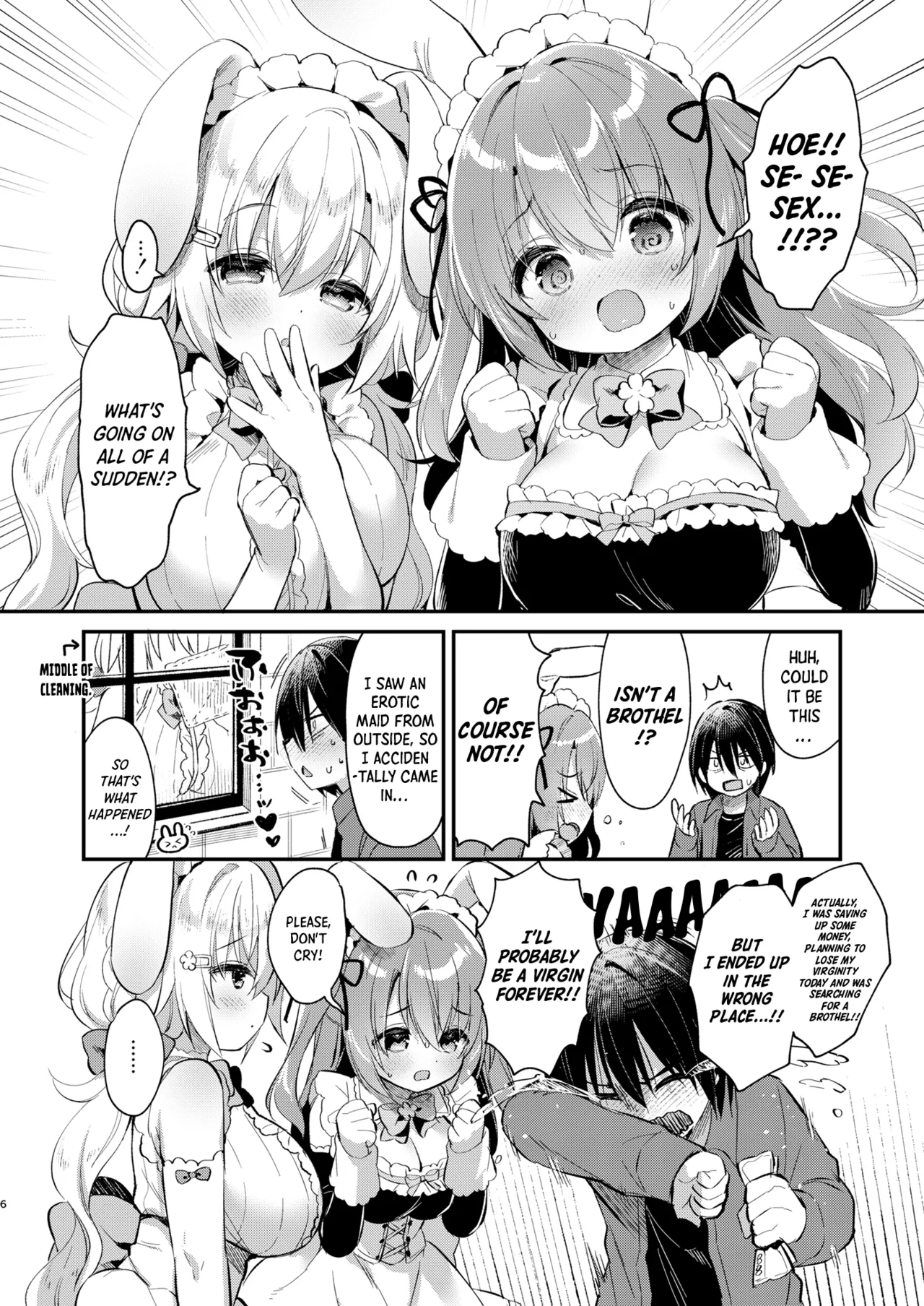 W Sakura-chan no Fuwatoro Sand! | Double Sakura-chan's Fluffy Sandwich! page 5 full