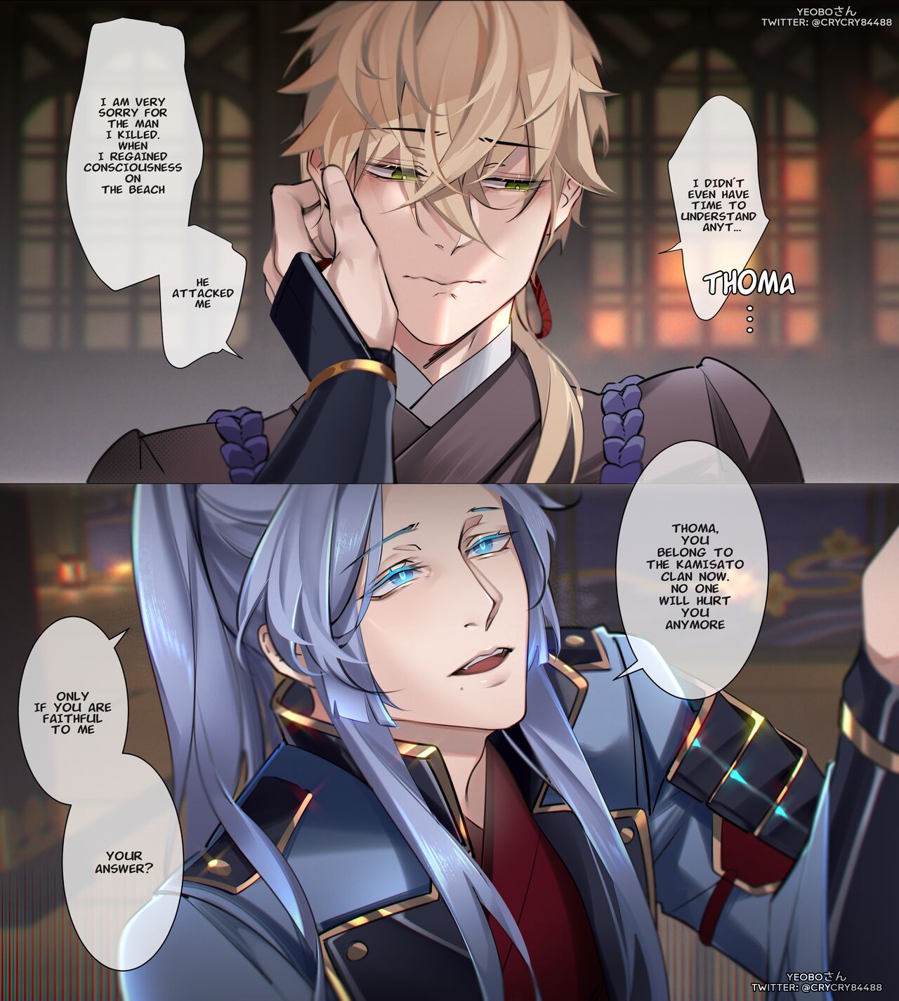 Ayato teasing Thoma page 6 full