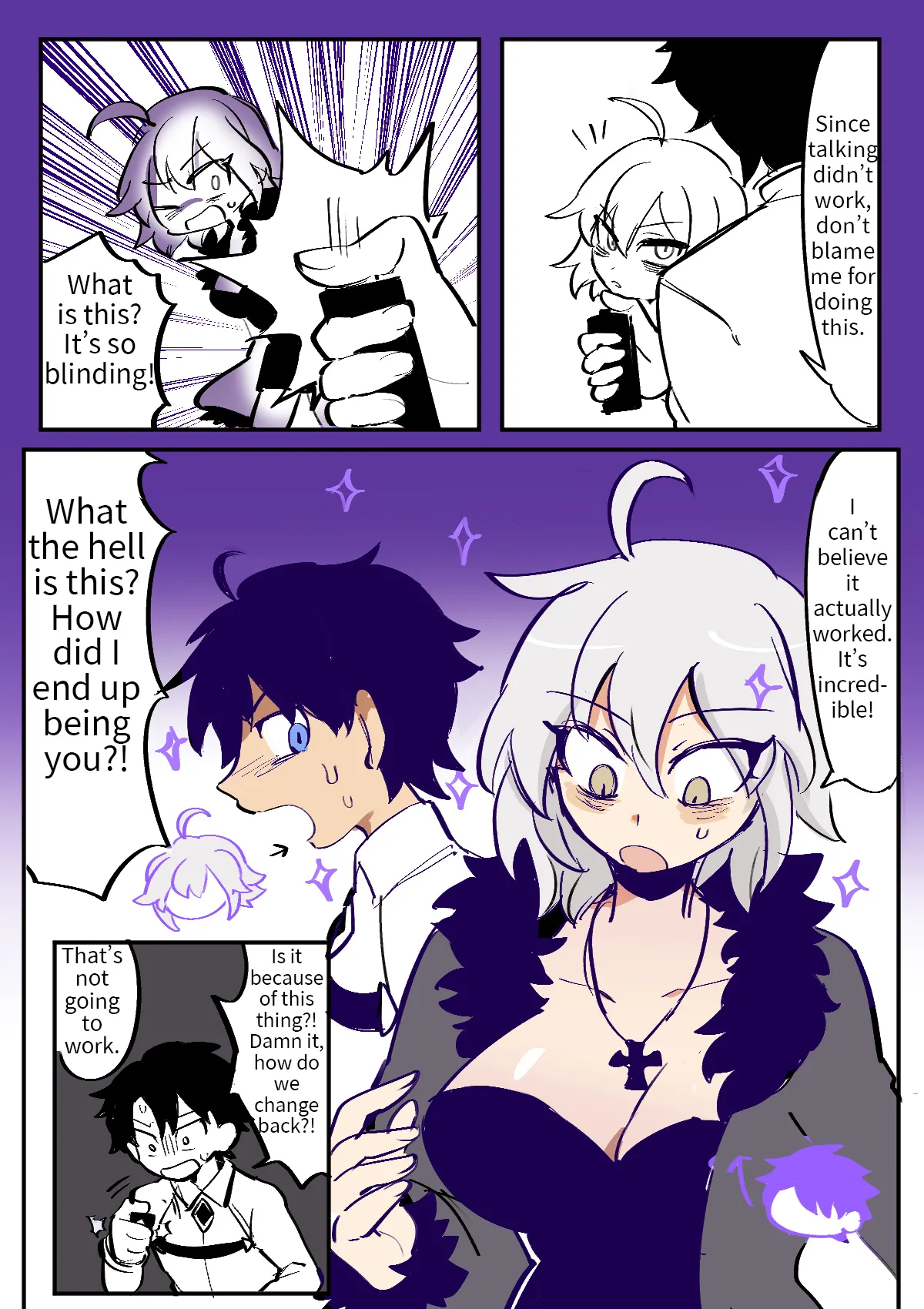 Fate/Grand Order Body Swap page 5 full