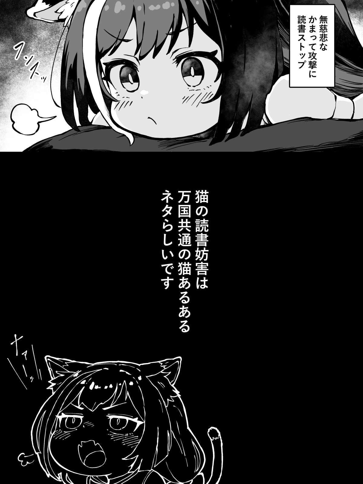 猫の本能マシマシなキャルちゃんのかまって攻撃 page 2 full