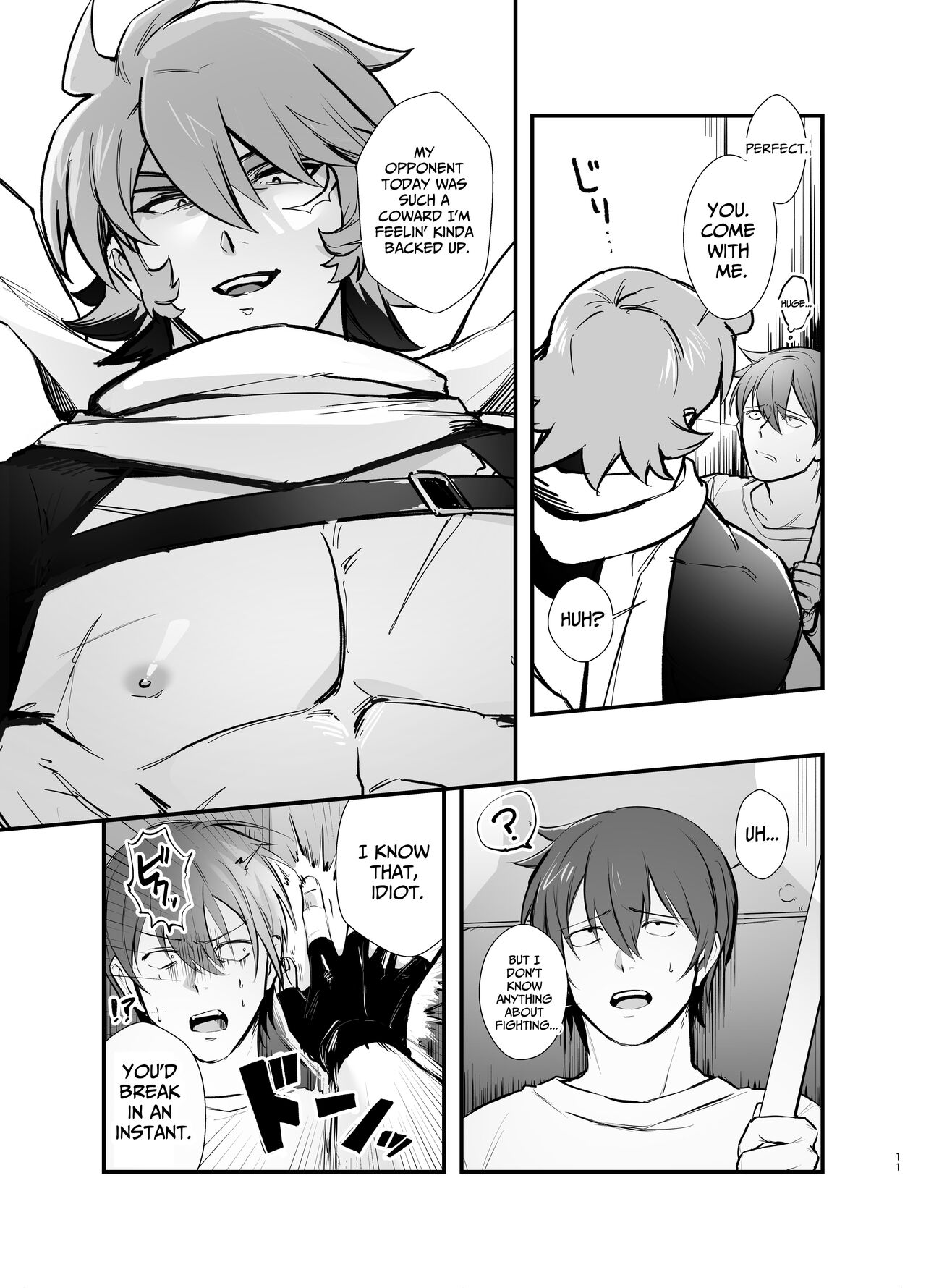 Who'd Have Thought The Strongest Man Would Get His Pussy Ploughed... page 9 full