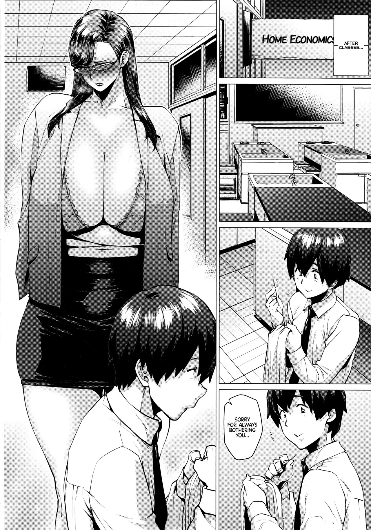 Tobashi Sensei wa Kyou mo Button o Tobasu. | Ms. Tobashi Loses Her Buttons Again page 5 full