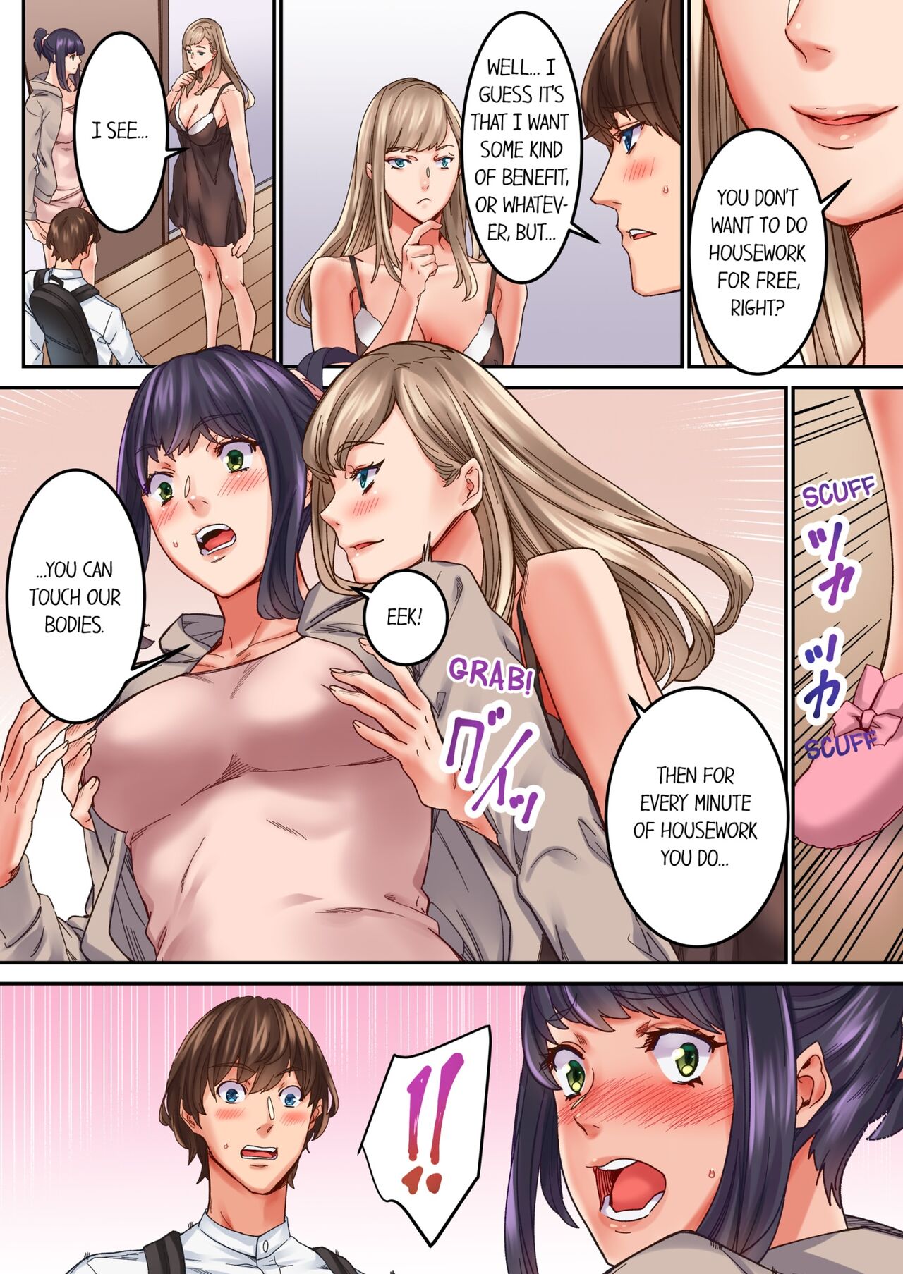 "1 Funkan Dake Rete mo īyo … " Shea Hausu no Himitsu Rūru 1 | The Share House's Secret Rule 1 page 10 full