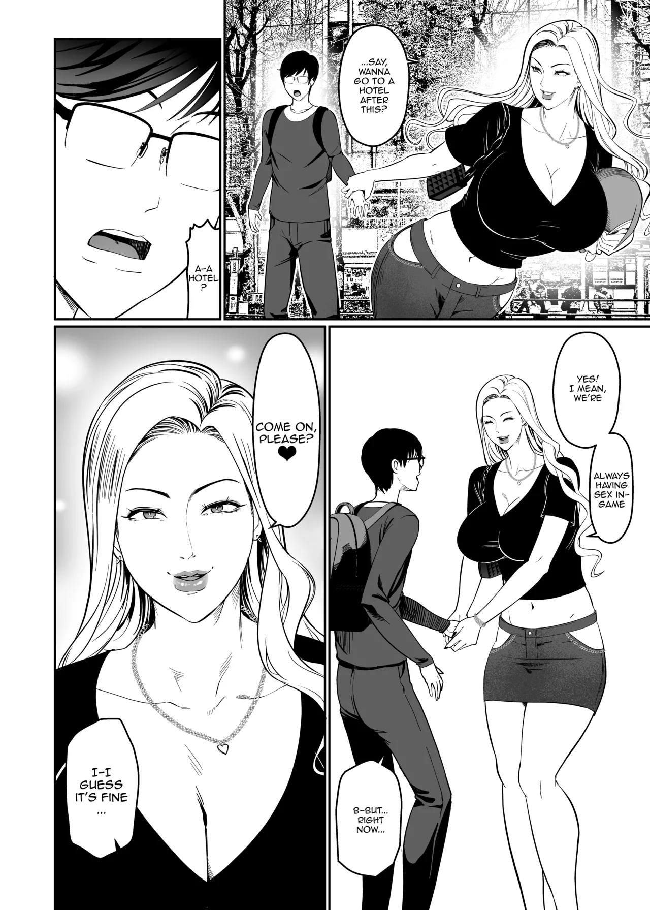 That Girl Who Was So Pure In-game Turned Out To Be a Tall Gyaru!? page 10 full