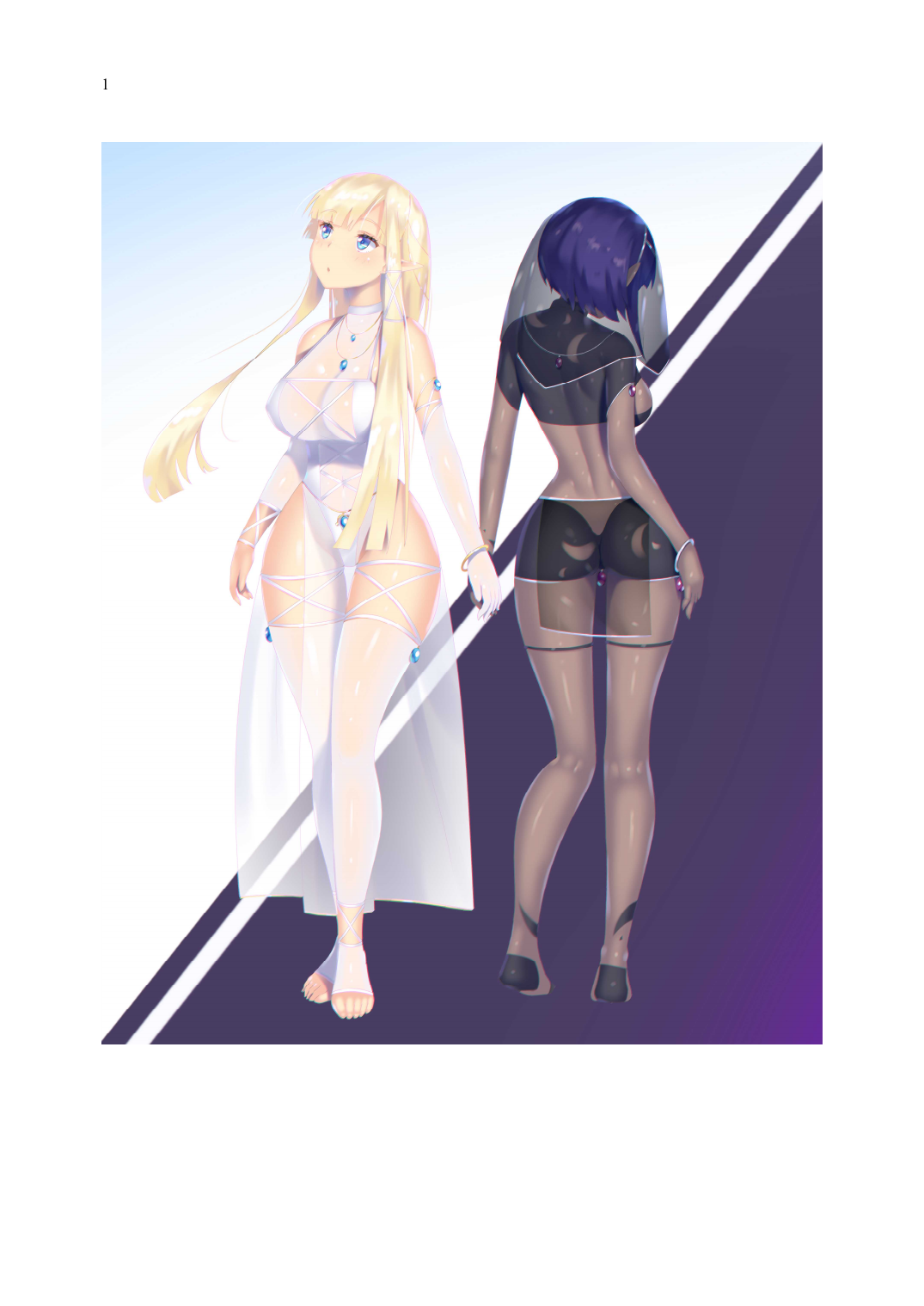 精灵陷落 ～被暗精灵施加诅咒的精灵女王沉沦于快感最终被夺取国家～ page 2 full