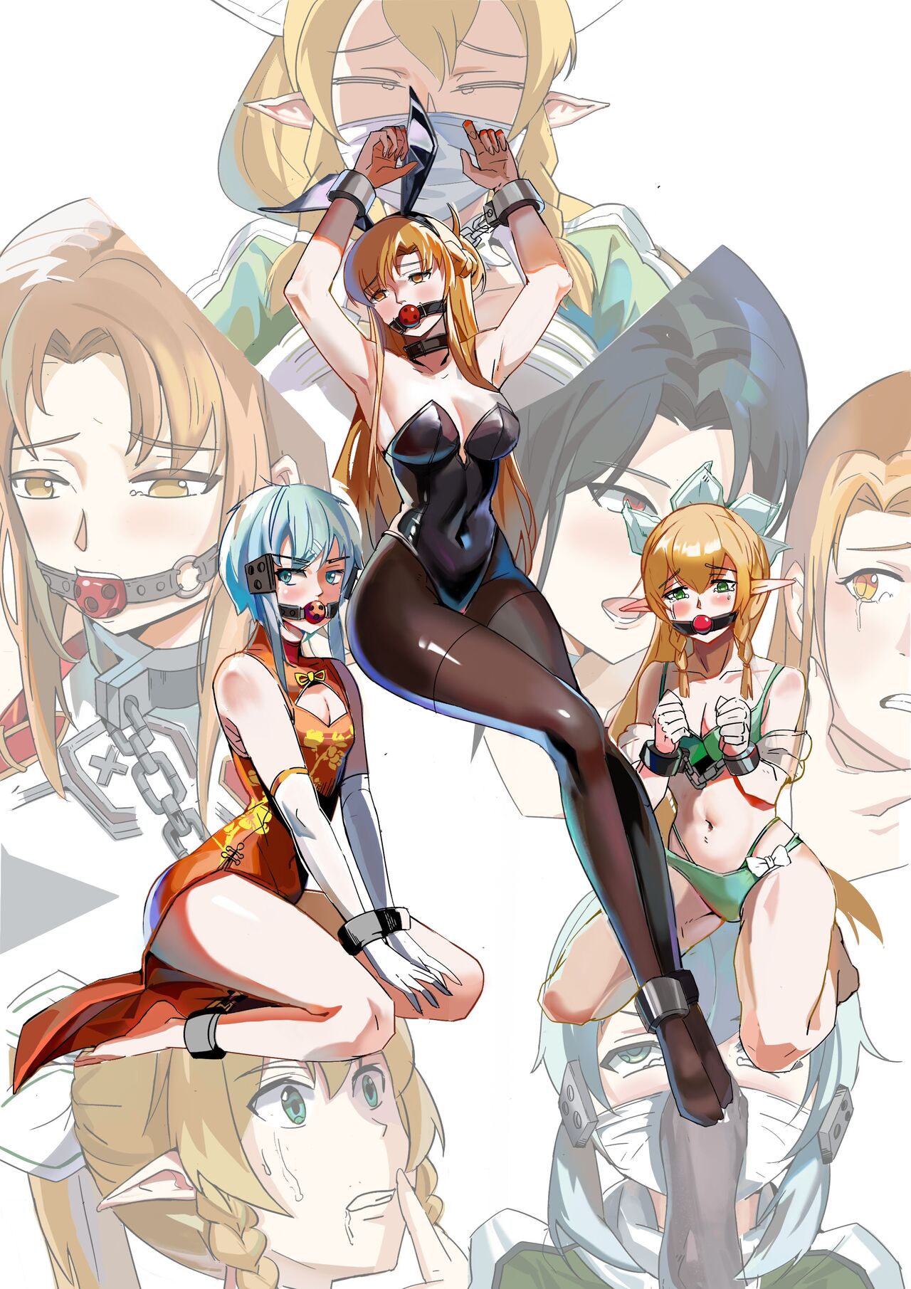 【DID漫画】剣士、精霊と狙撃手/剑士，精灵与狙击手1-6P page 1 full