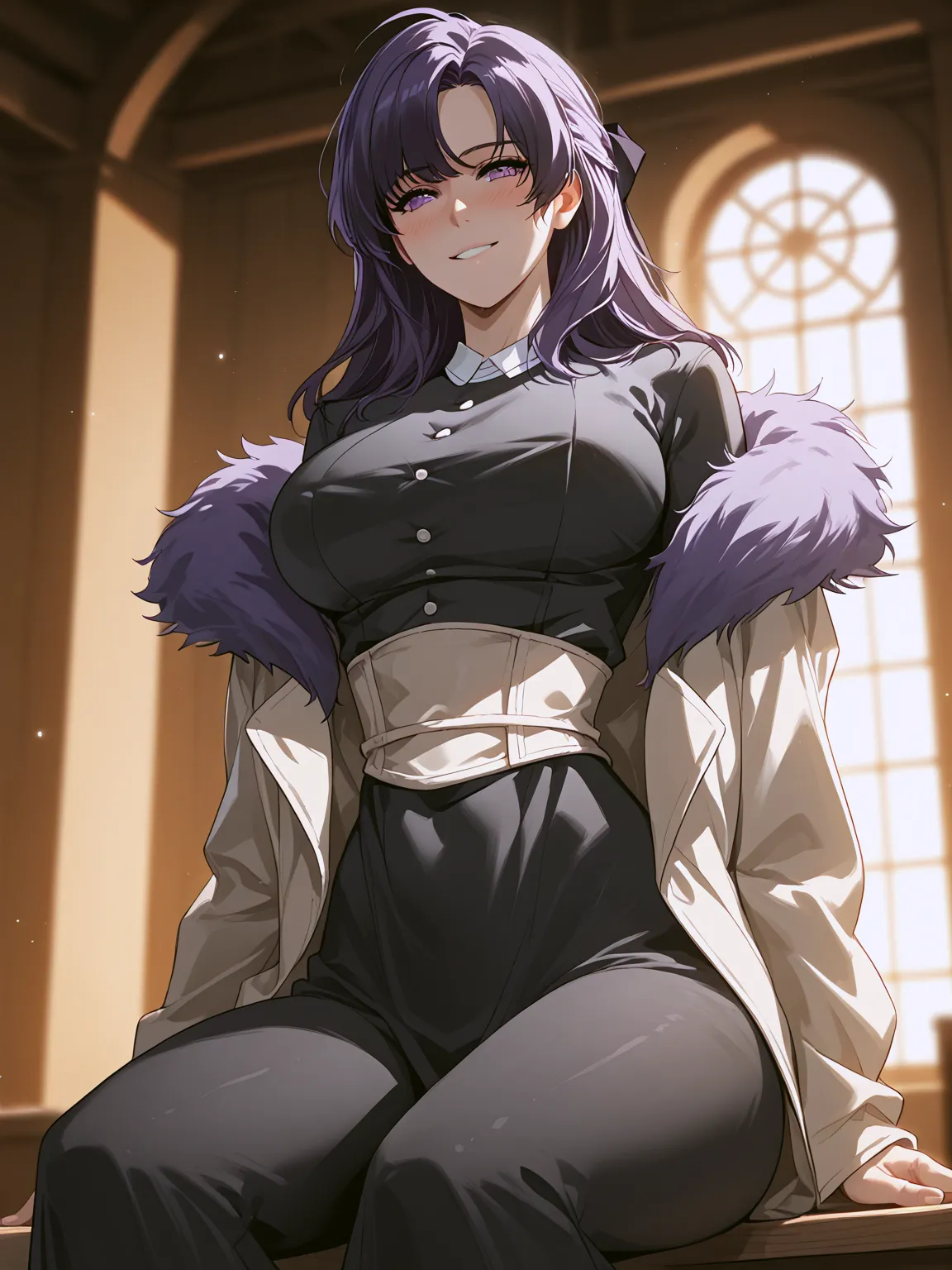 Anastasia Zelenska/ Black Dragon Witch form SSS Class Suicide Hunter Webtoon manhwa la creatura ai generated page 1 full