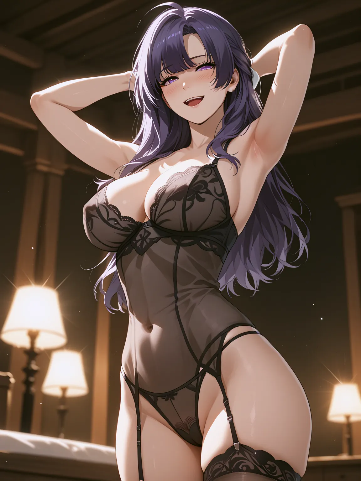 Anastasia Zelenska/ Black Dragon Witch form SSS Class Suicide Hunter Webtoon manhwa la creatura ai generated page 6 full