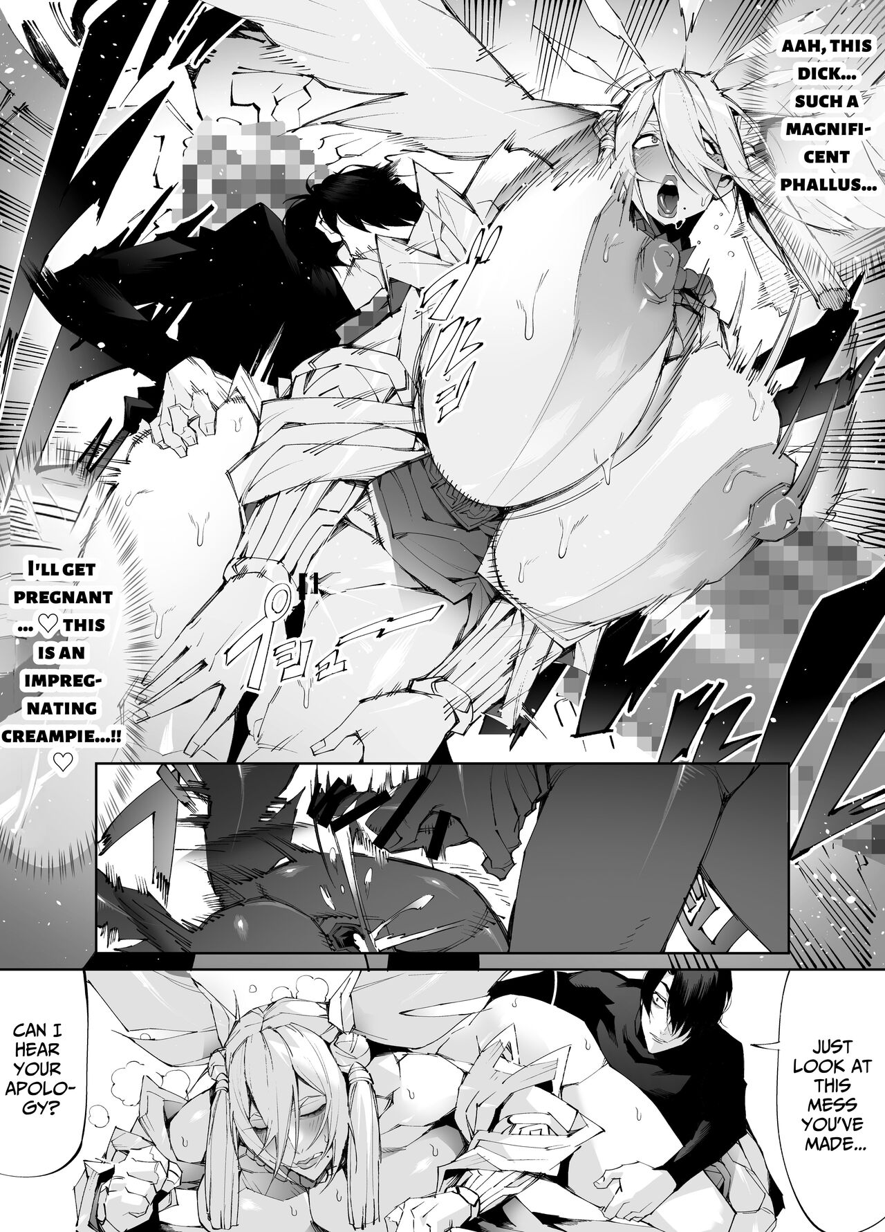 Kyokon Tensei -Seiki Shijou Shugi na Isekai ni Tensei shita no de Bakunyuu Bijo to Hame Makuri- page 10 full