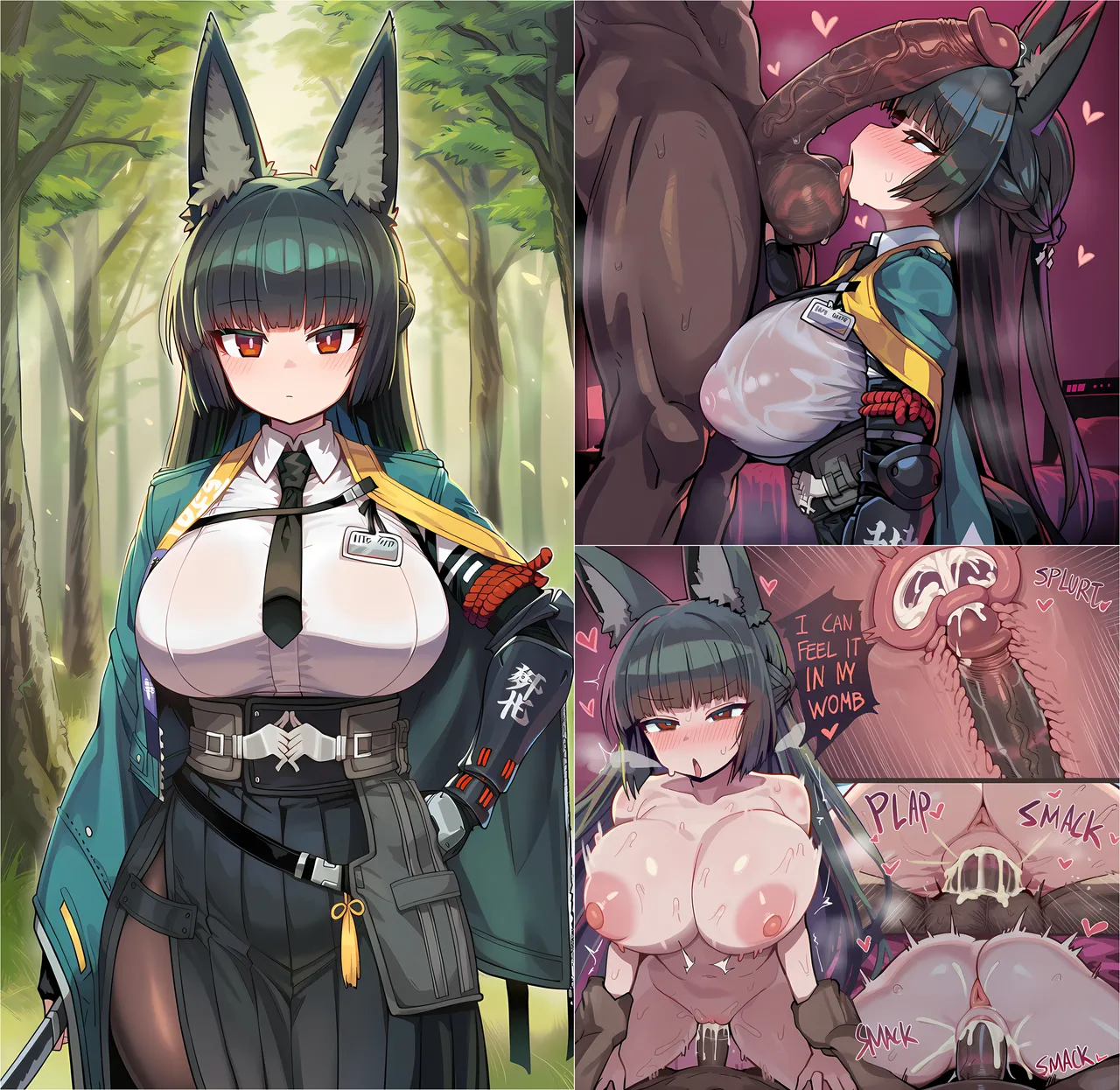 Hoshimi Miyabi x BBC benisman ai generated page 1 full