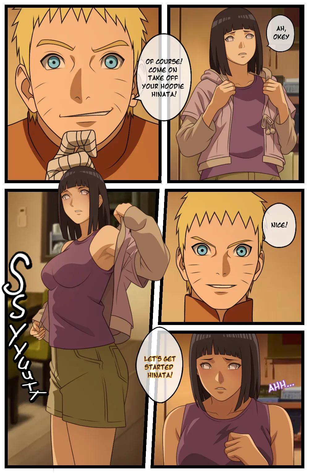 Hinata Hyuga Ryona Comics EP 1-2 page 2 full