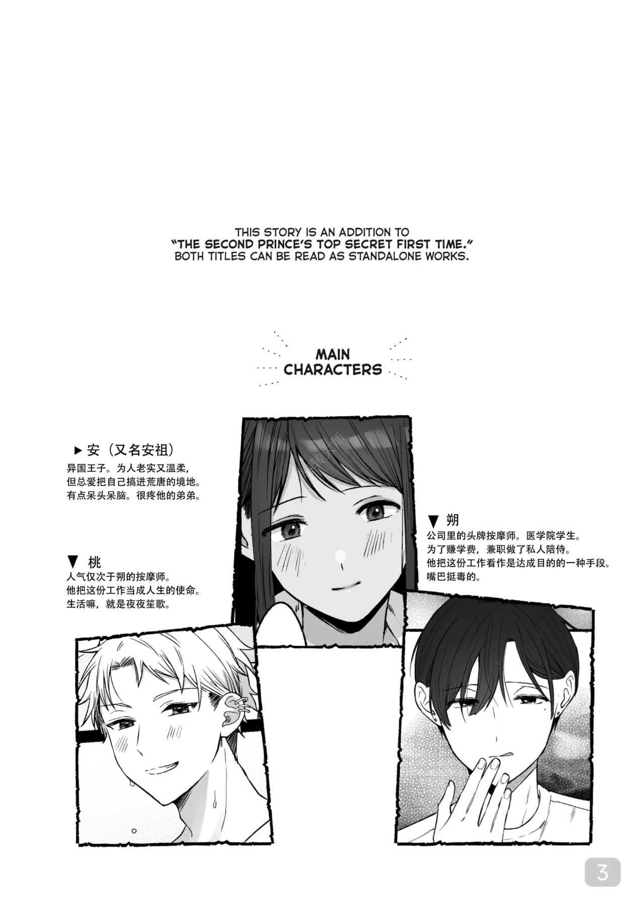 The First Prince's Top Secret First Time｜第一王子的绝密初体验｜男男菊花香汉化【chinese】 page 3 full