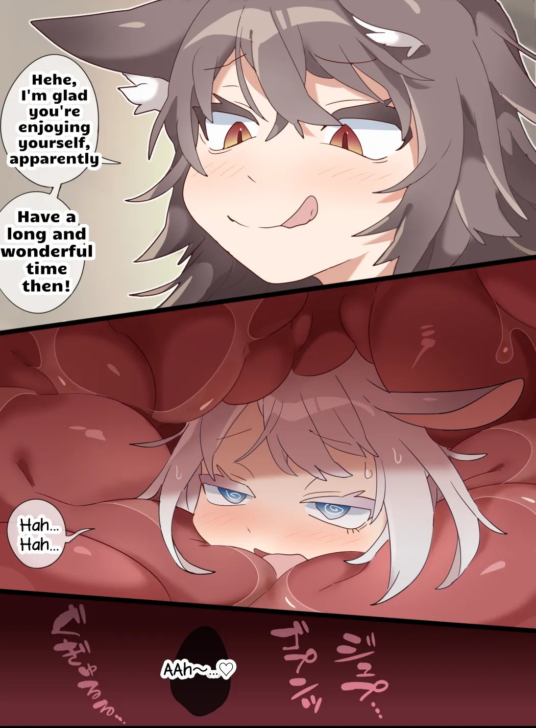 Being swallowed whole and rubbed pleasantly by a wolf girl page 5 full